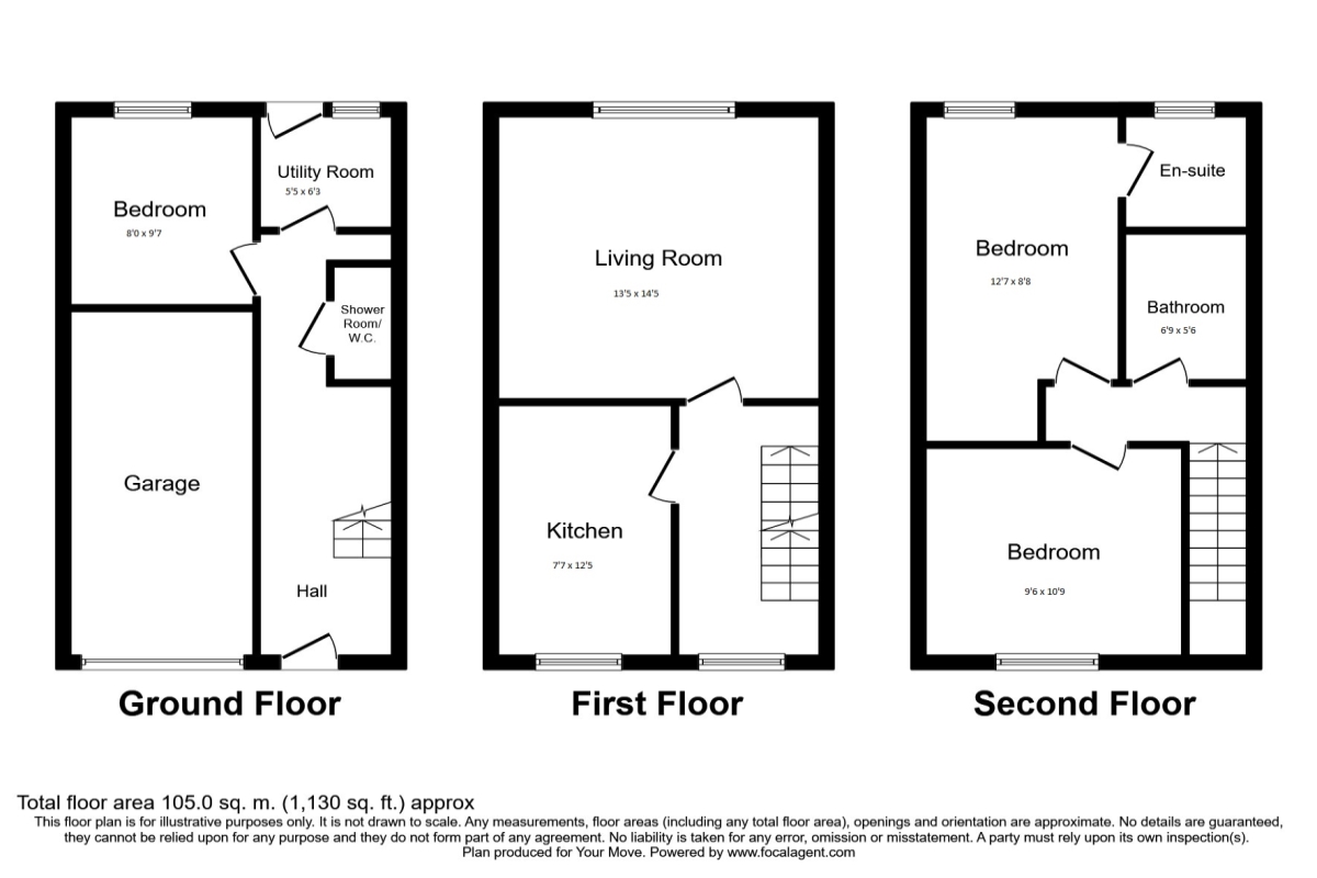 3 bed terraced house for sale in Queens Crescent, Livingston, West