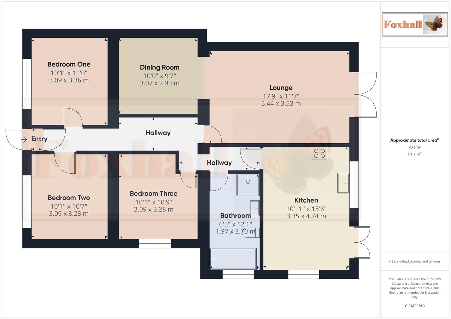 34, Cambridge Road, Kesgrave floorplan