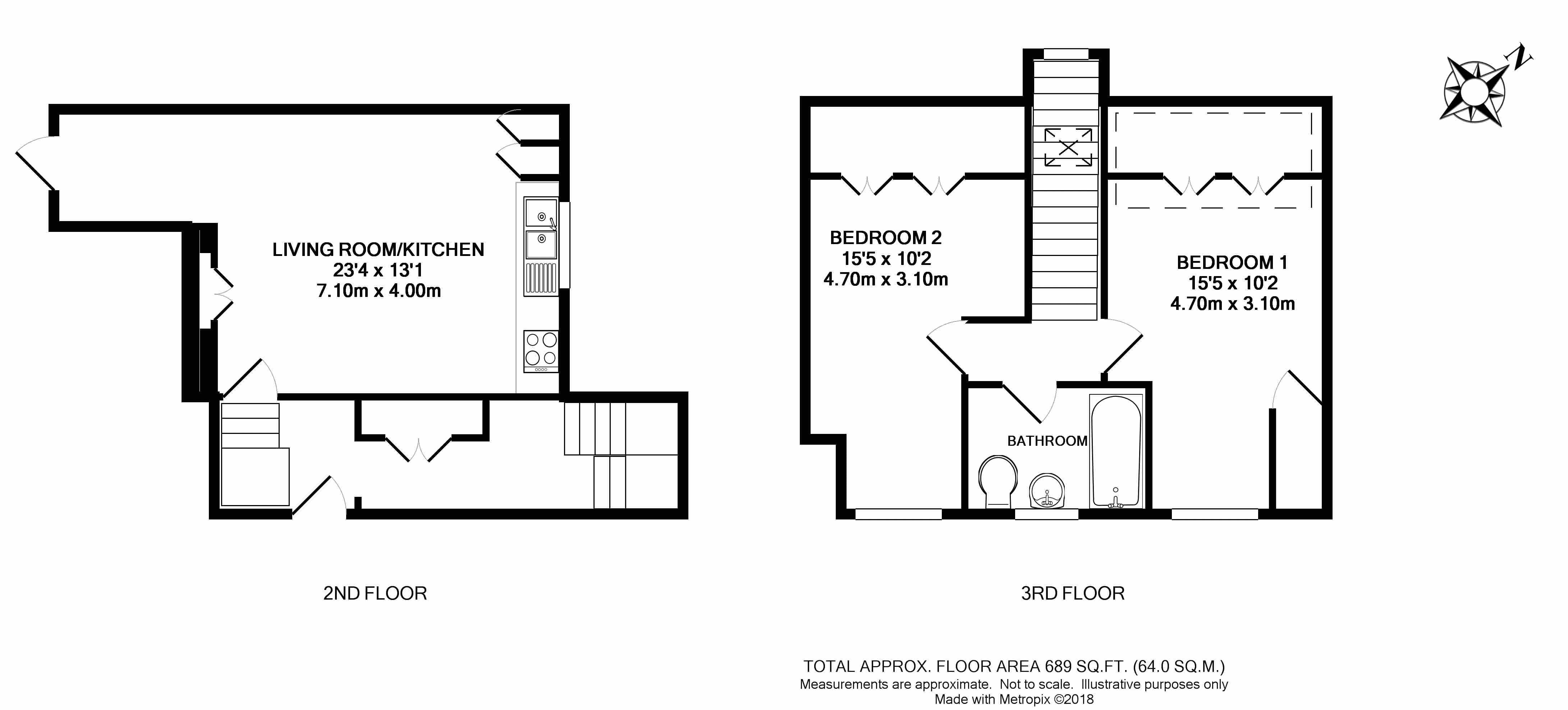 2 Bedrooms Flat for sale in High Street, High Wycombe HP11