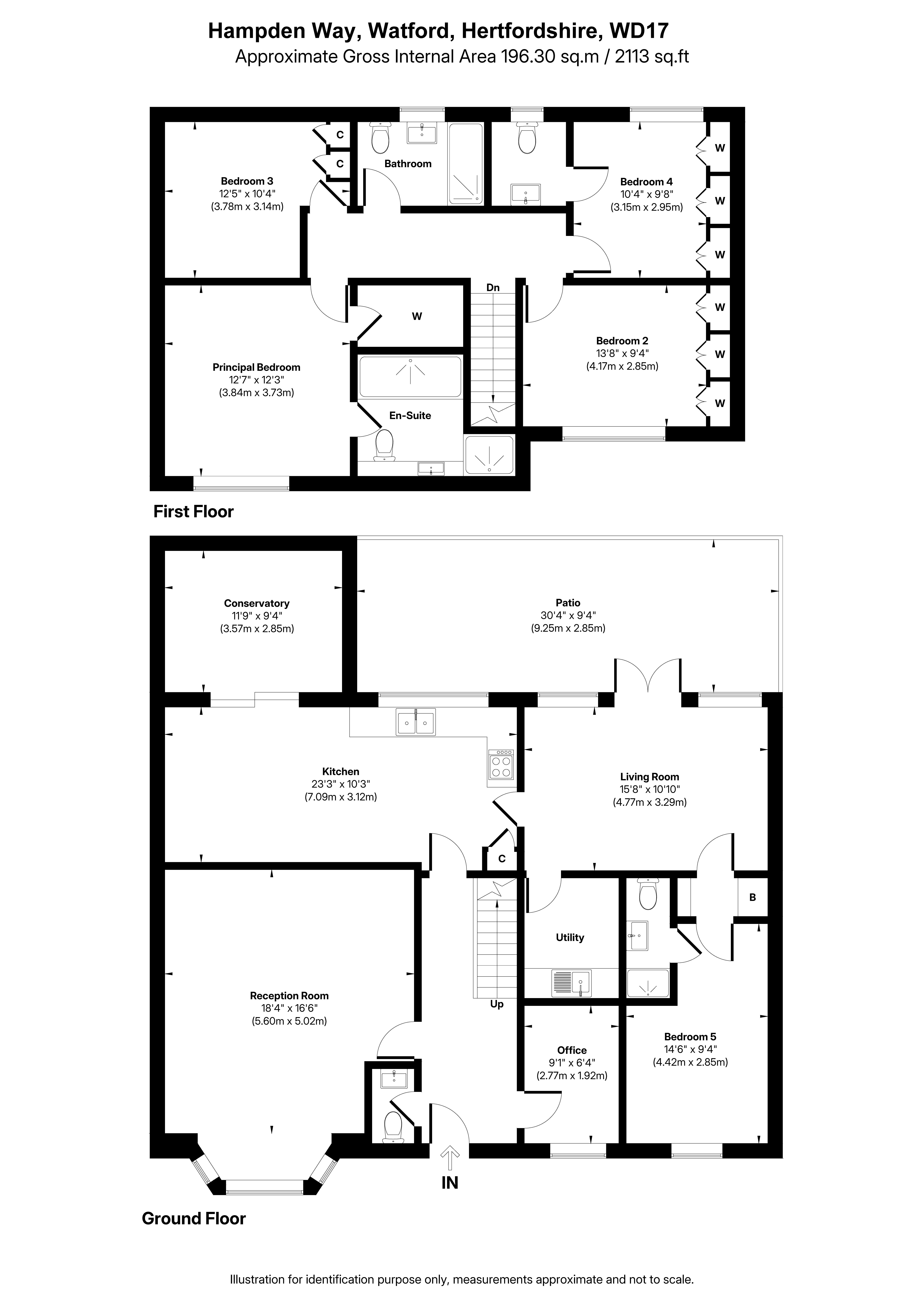 4, Hampden Way, Hertfordshire floorplan