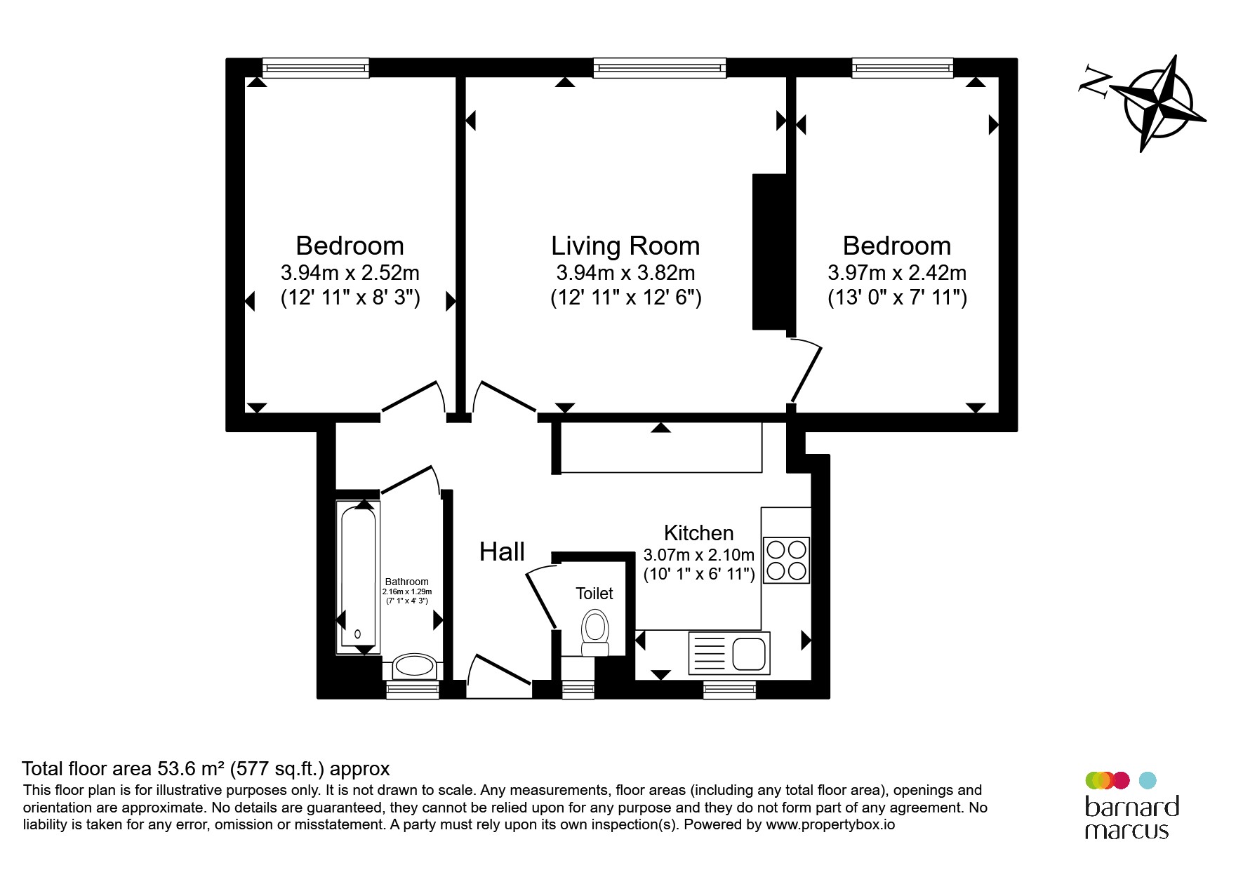 Flat 17, Exeter House, Friary Estate, London floorplan