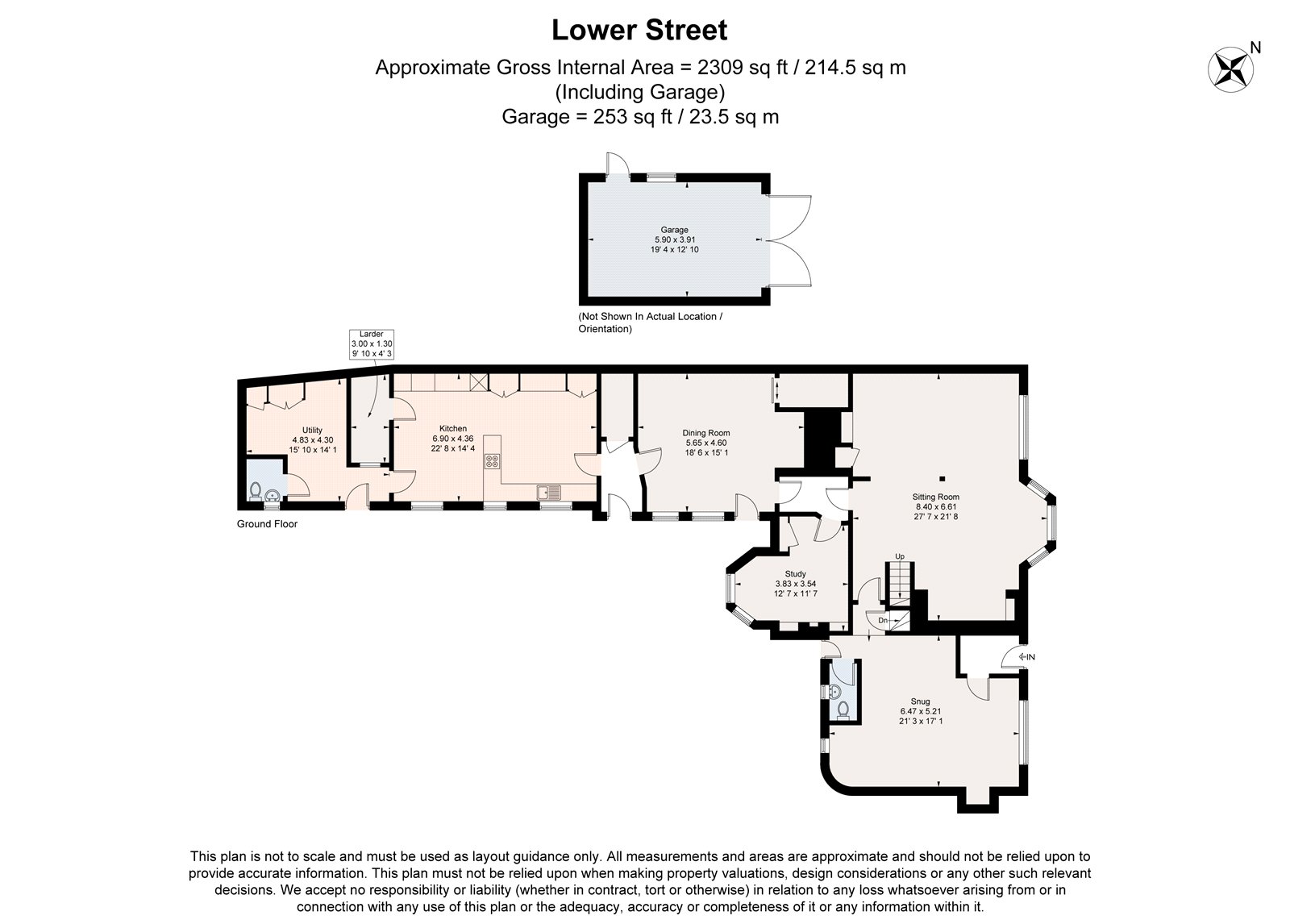Savages, 9, Lower Street, Essex floorplan