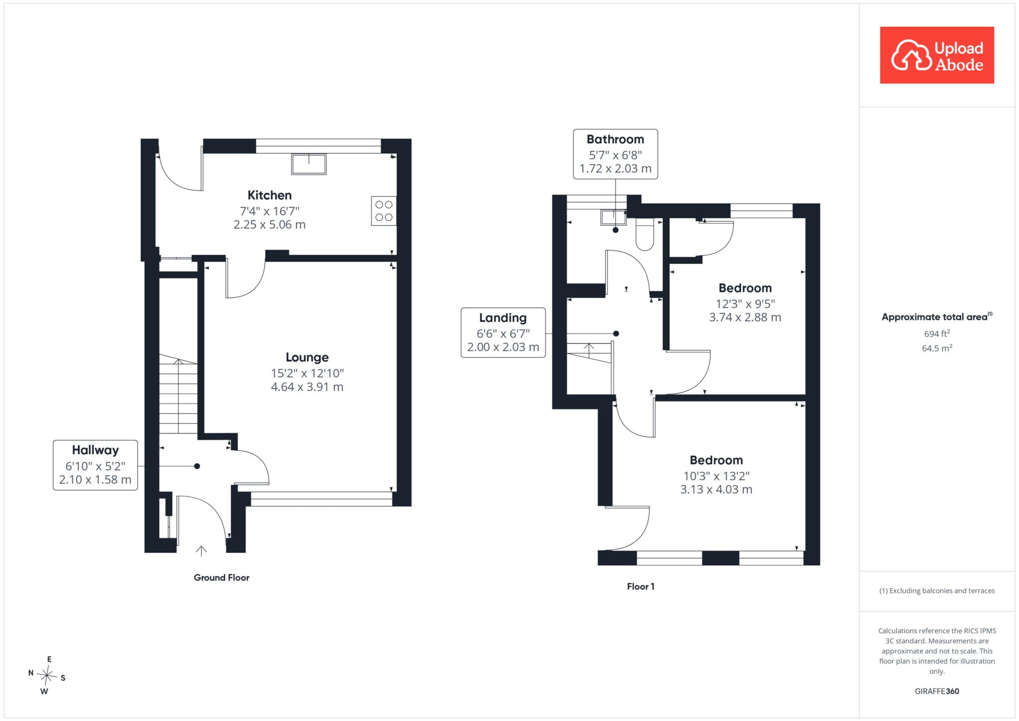 8, Cluanie Avenue, Shotts floorplan