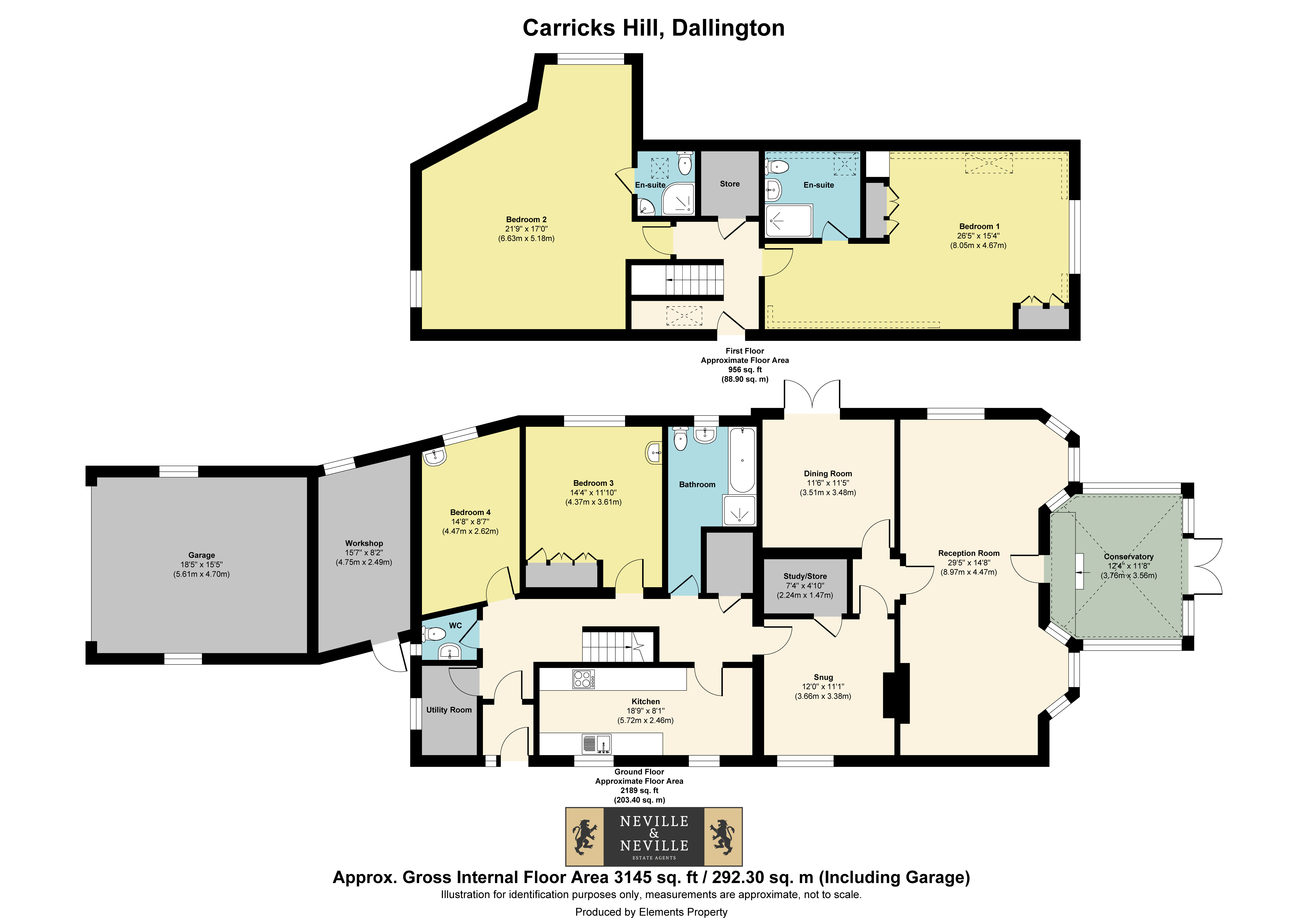Highfield,, Carricks Hill, Heathfield floorplan