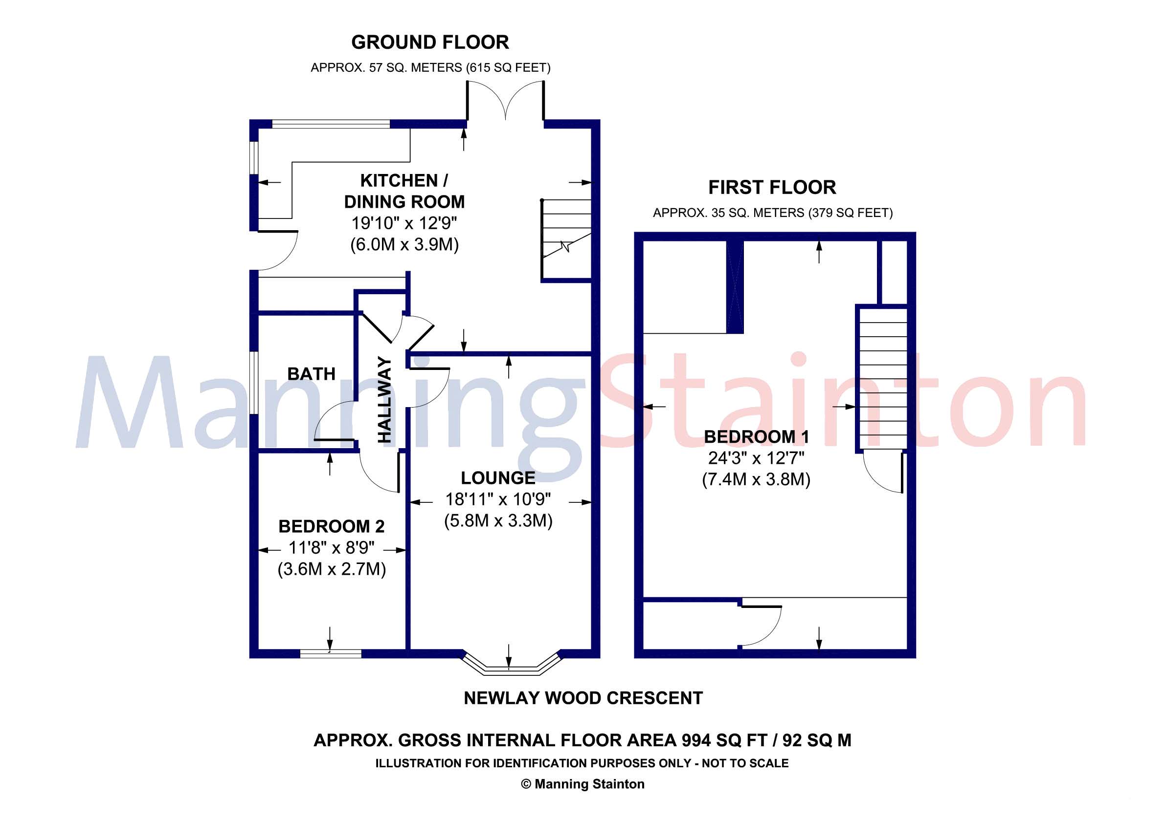 12, Newlay Wood Crescent, Leeds floorplan