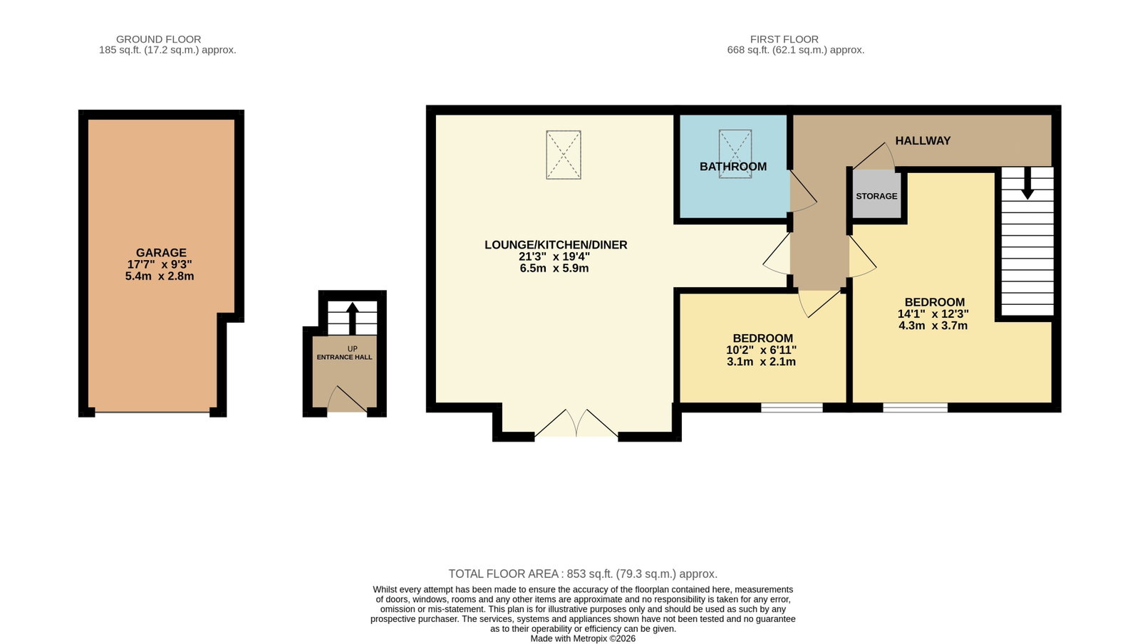 18, Marigold Road, Stratford-upon-Avon floorplan