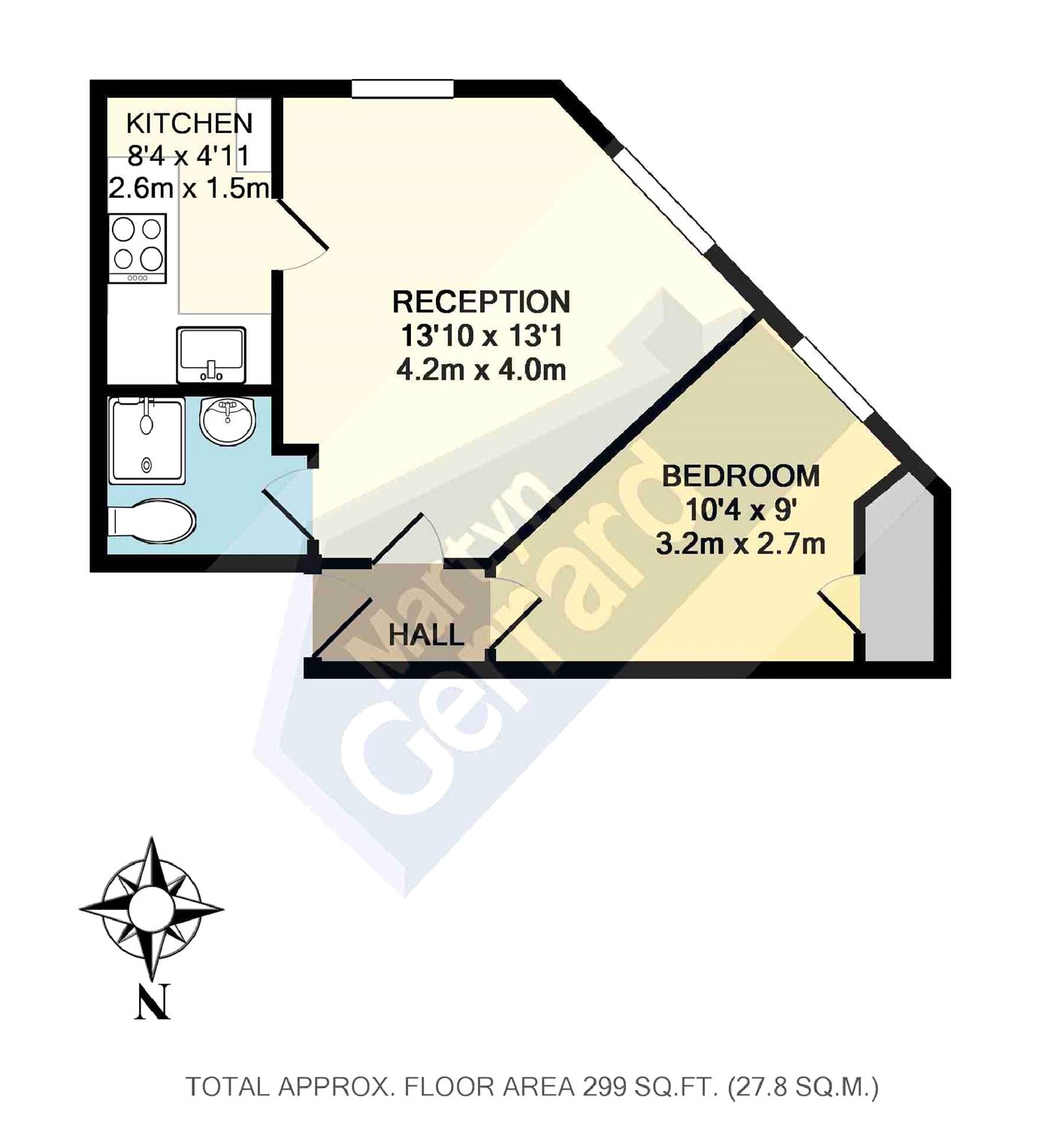 1 Bedrooms Flat to rent in Exchange Buildings, St. Albans Road, Barnet EN5