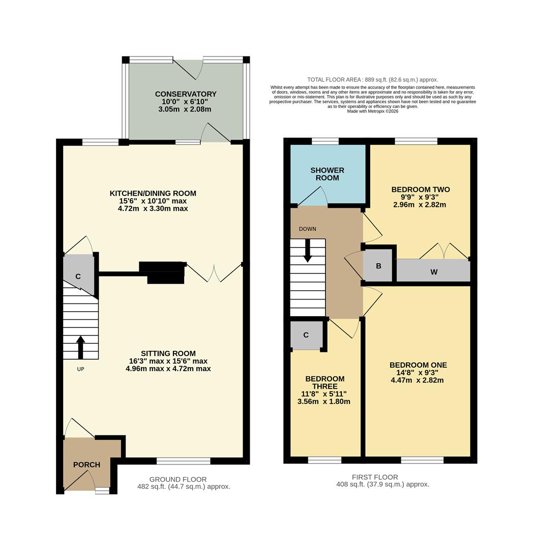 46, Stonelea Close, Chippenham floorplan