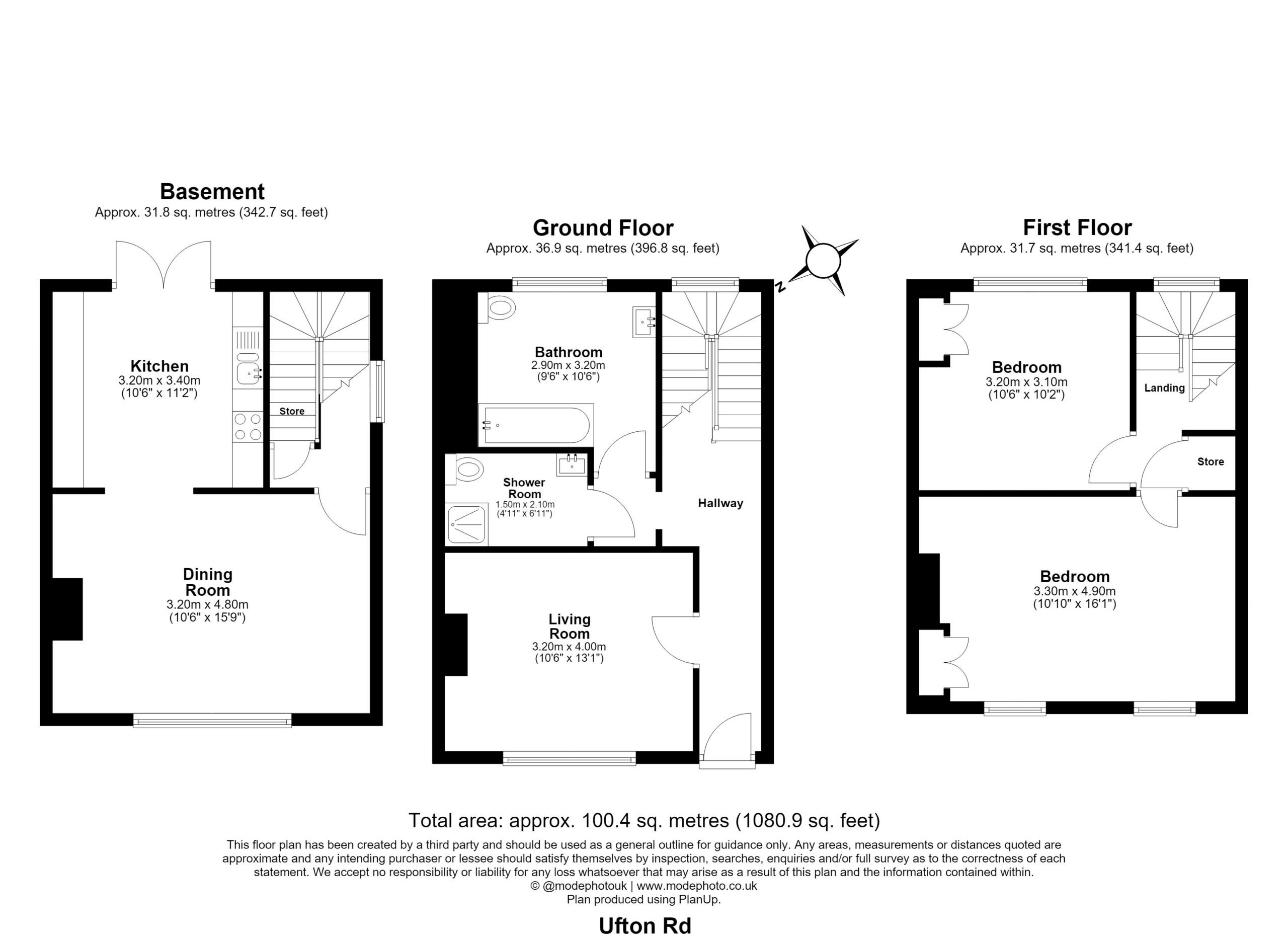 38, Ufton Road, London floorplan
