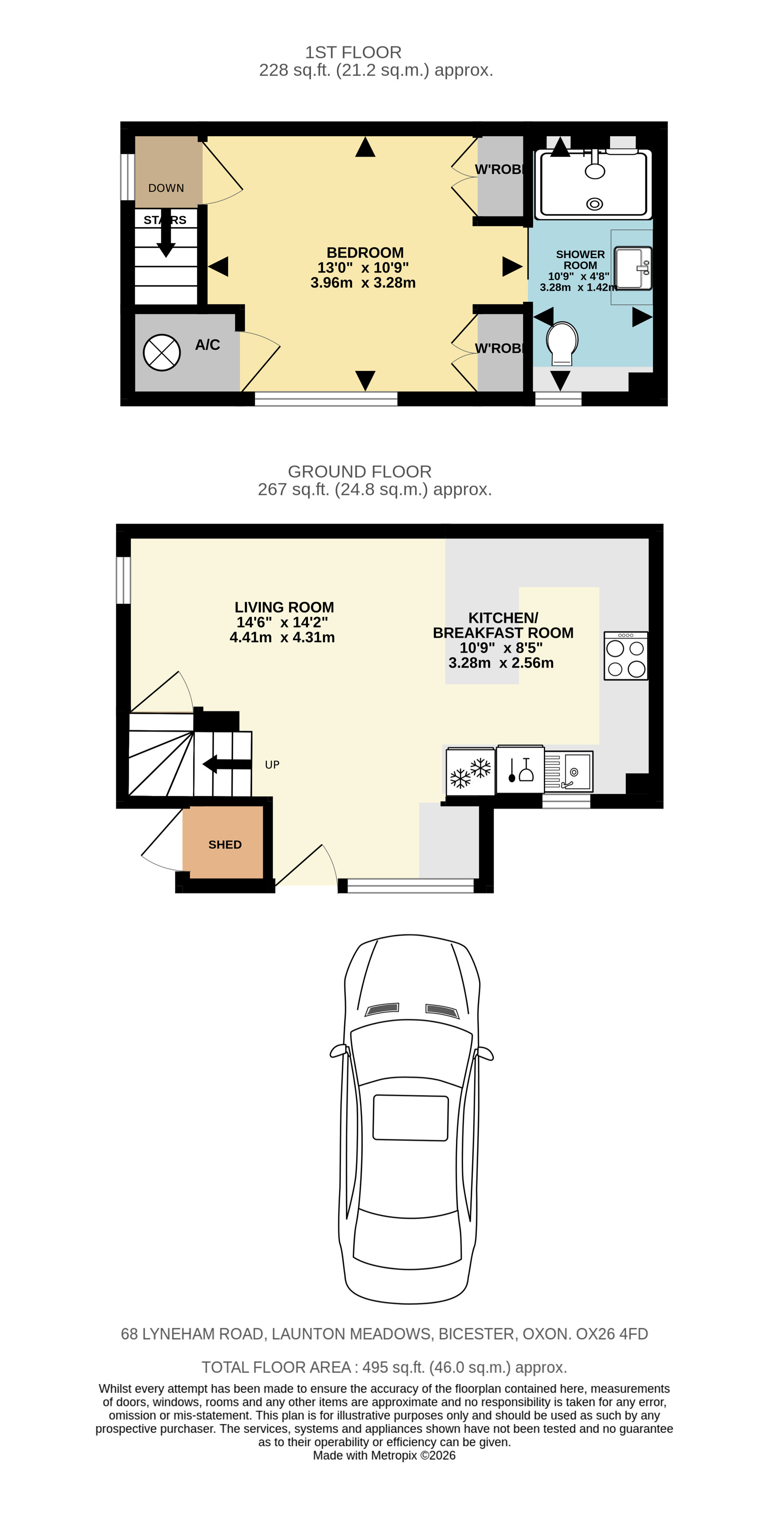 68, Lyneham Road, Bicester floorplan