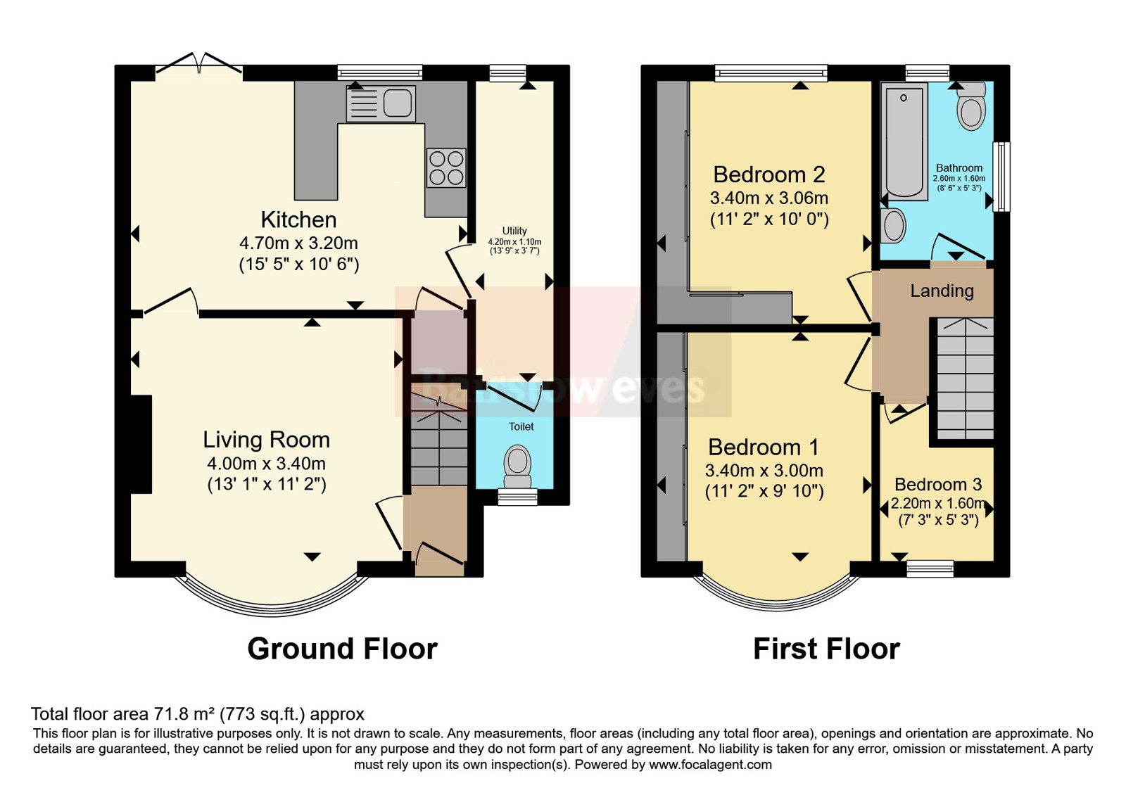 93, Lower Road, Cannock floorplan
