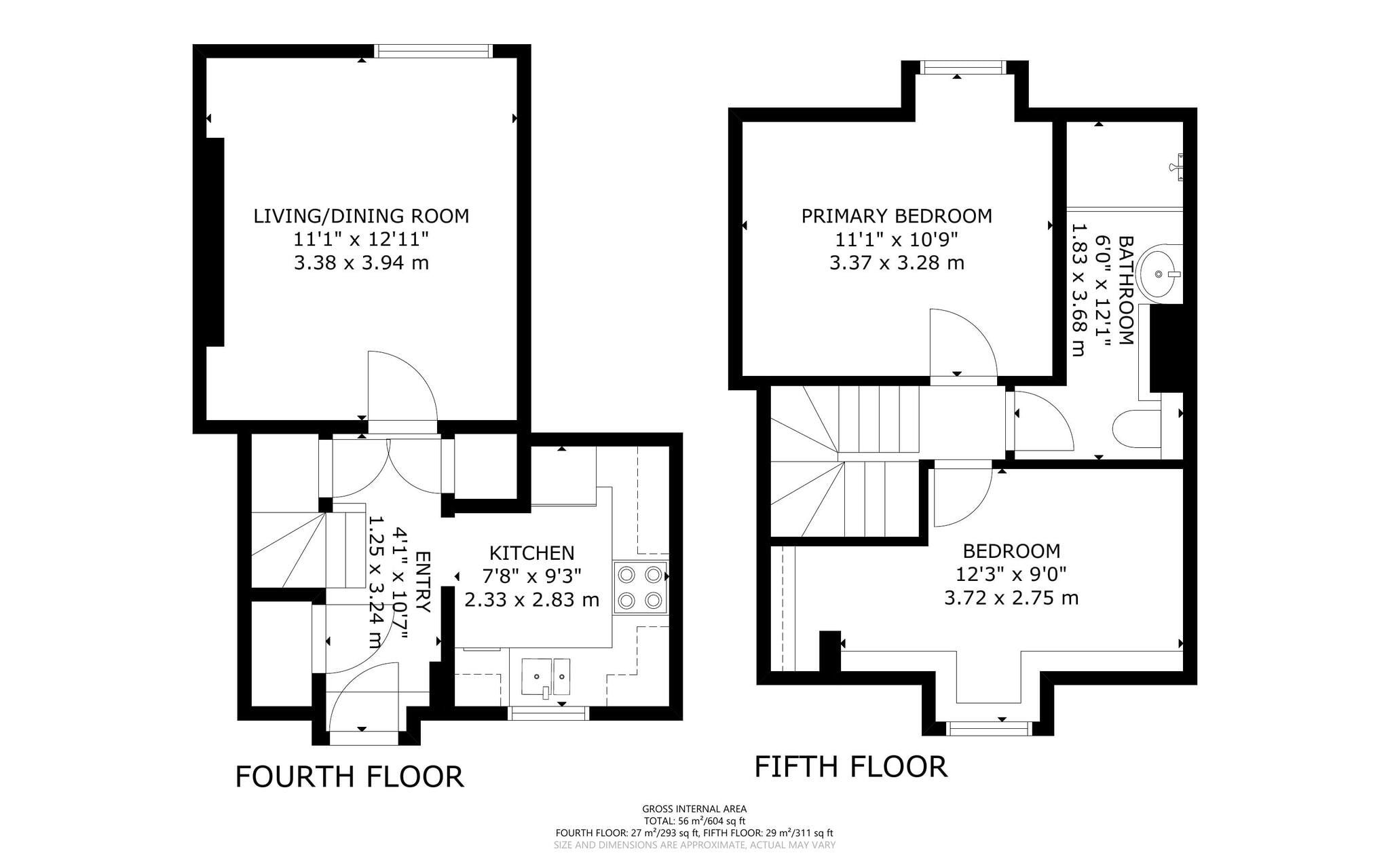 237 Levita House, Ossulston Street, London floorplan