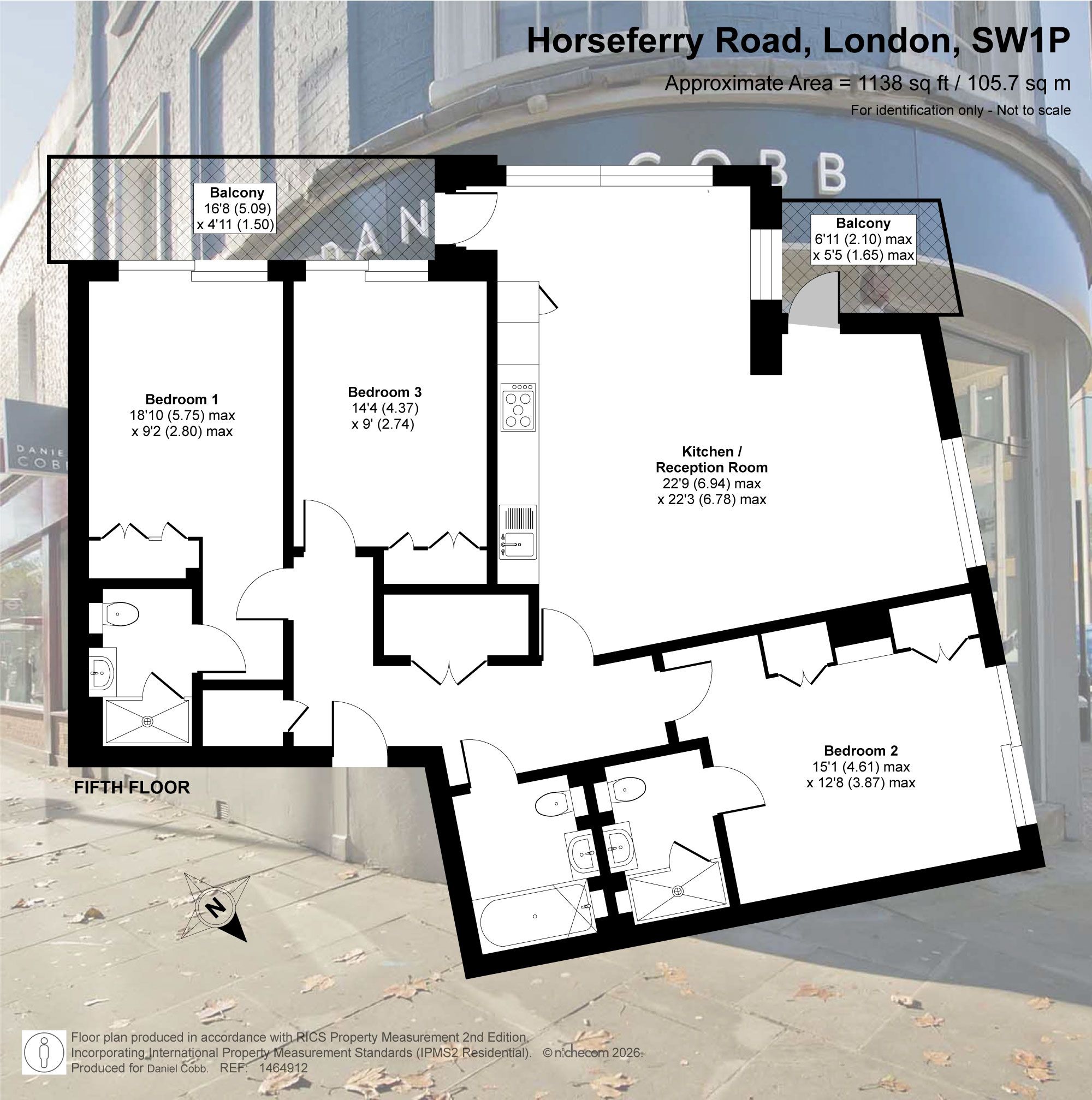 Apt 80, 70 Horseferry Road, London floorplan