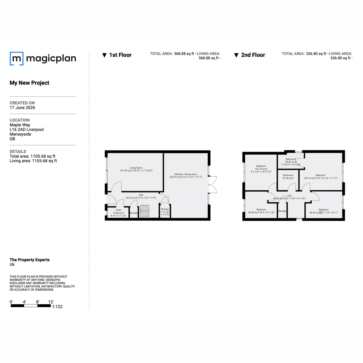4, Maple Way, Liverpool floorplan