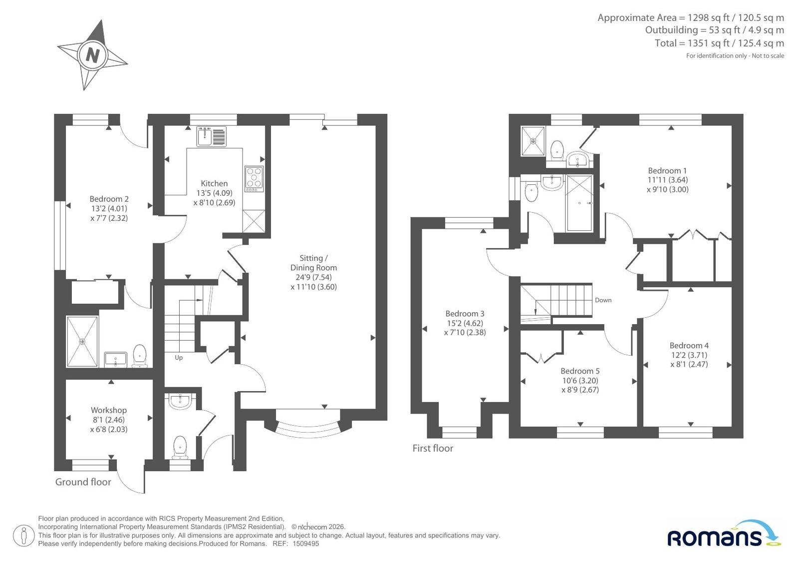 11, Wren Close, Hampshire floorplan