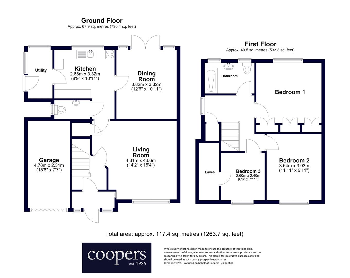 28, South Park Way, Ruislip floorplan