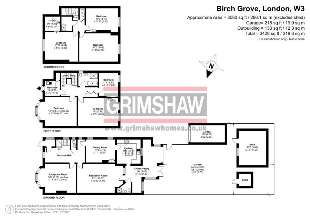 31, Birch Grove, Acton floorplan