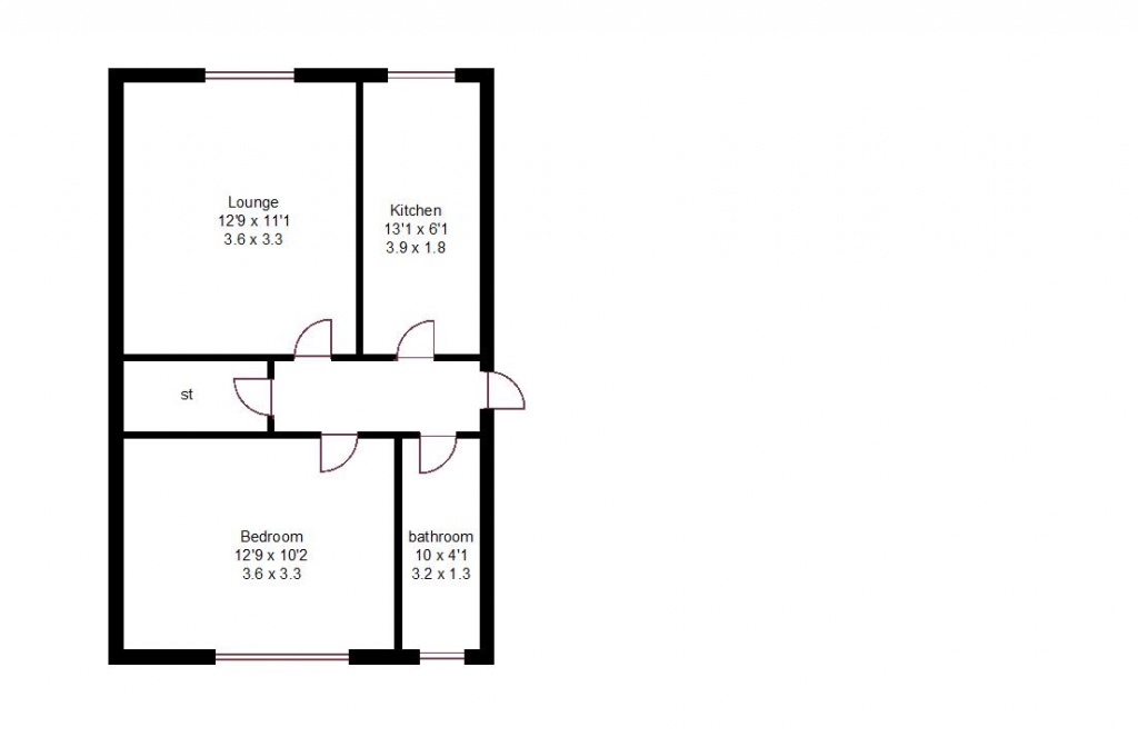 1 Bedrooms Flat to rent in John Street, Helensburgh G84