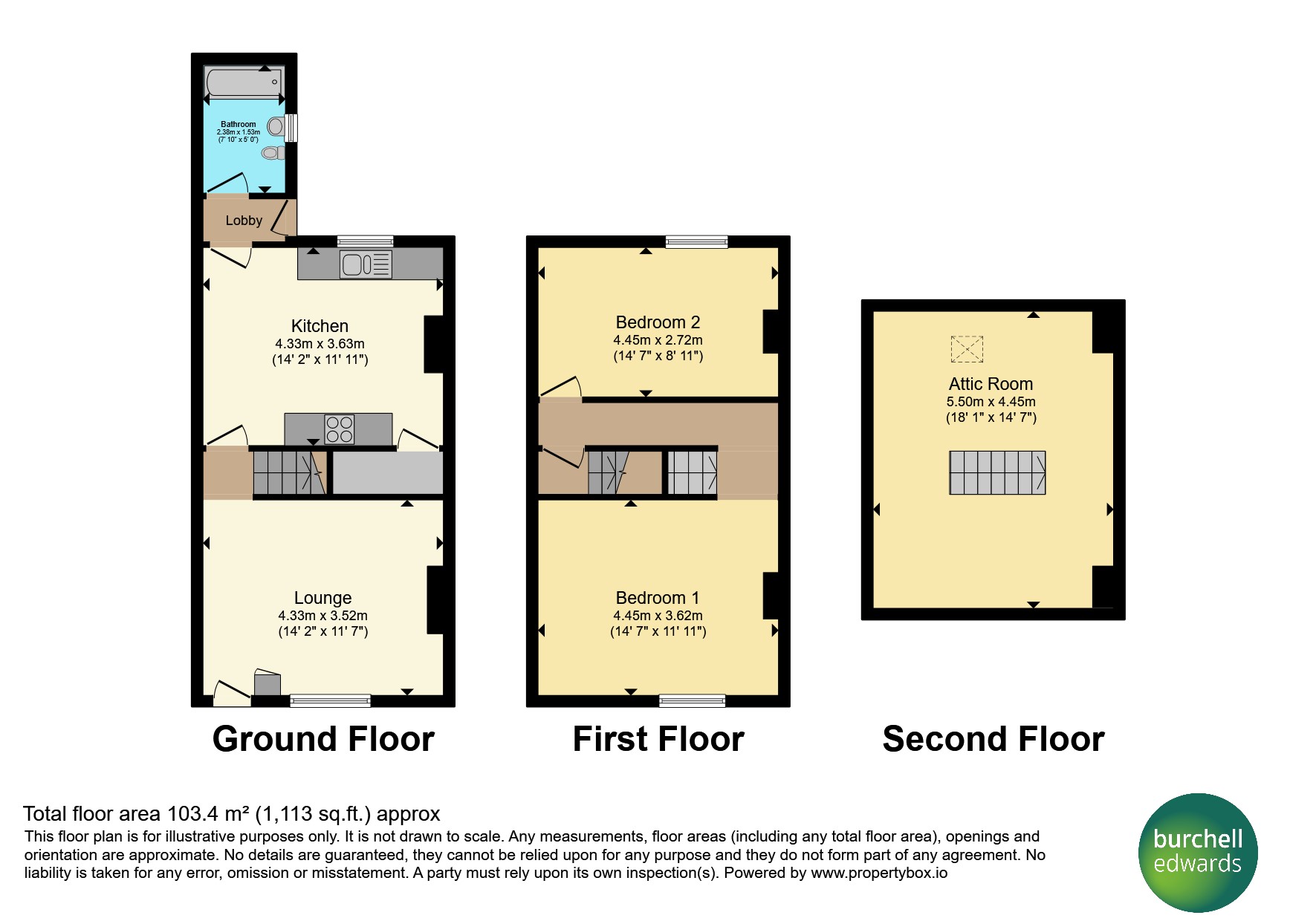33, Main Street, Nottingham floorplan