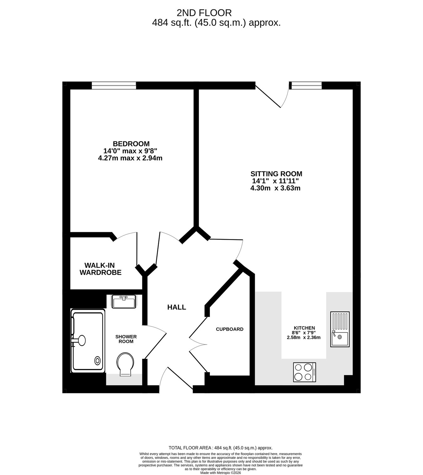 36, Squadron House, Eagle Way, Martlesham Heath floorplan