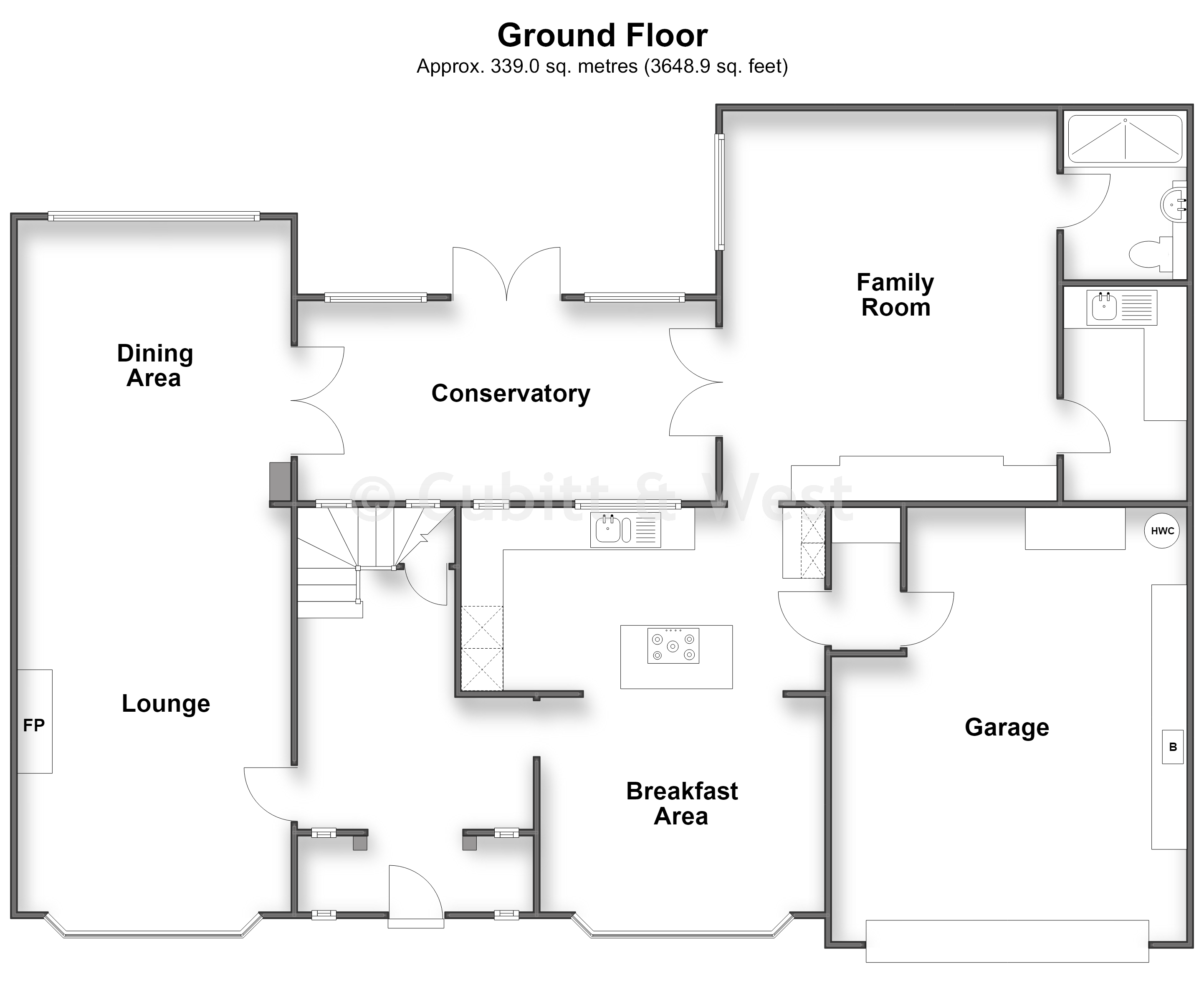2, Farleigh Dean Crescent, Croydon floorplan
