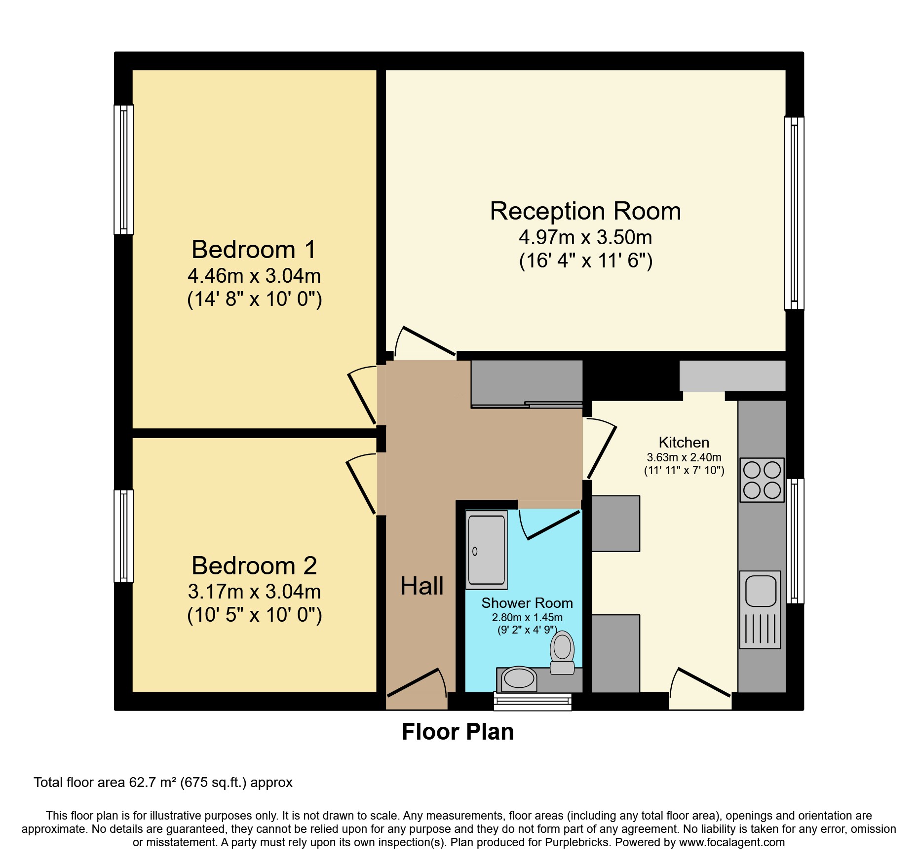 22, Cefn Graig, Cardiff floorplan