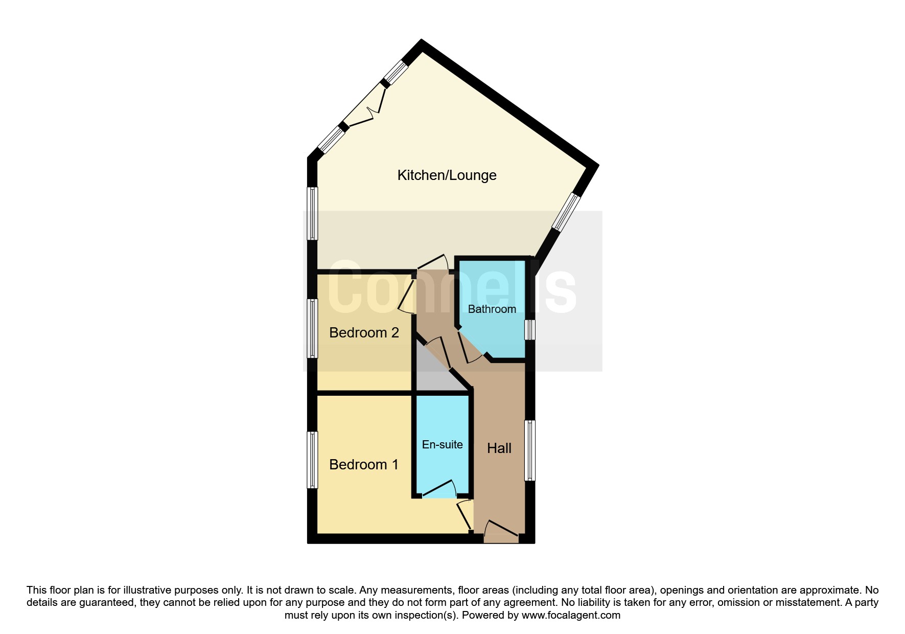 Flat 9, Bowley House, Chimes Court, Rugby floorplan