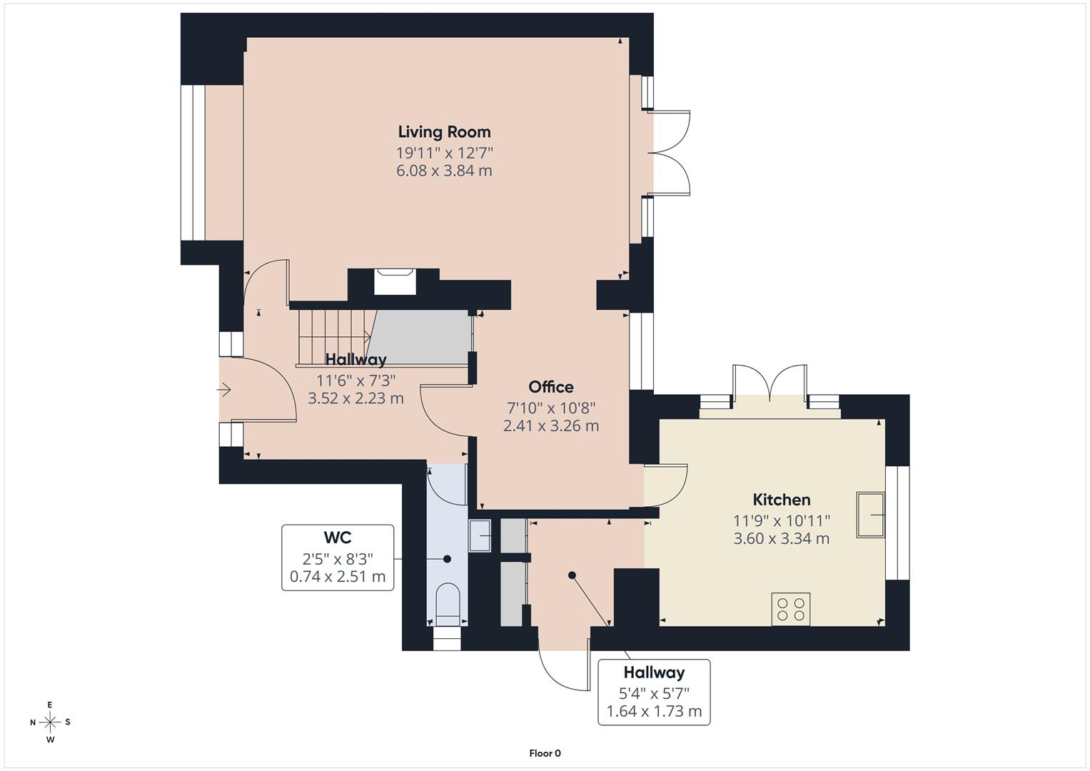 Glenbardie, Grove Wood Hill, Coulsdon floorplan
