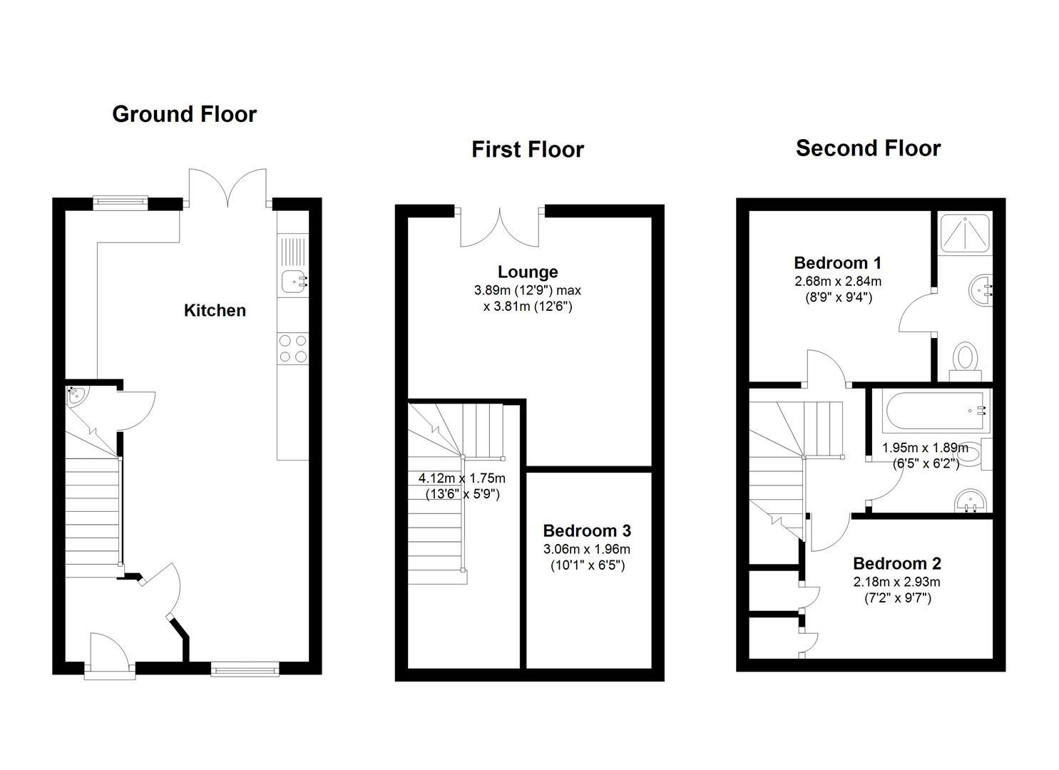 Thelwall Lane, Latchford, Warrington WA4, 3 bedroom terraced house to