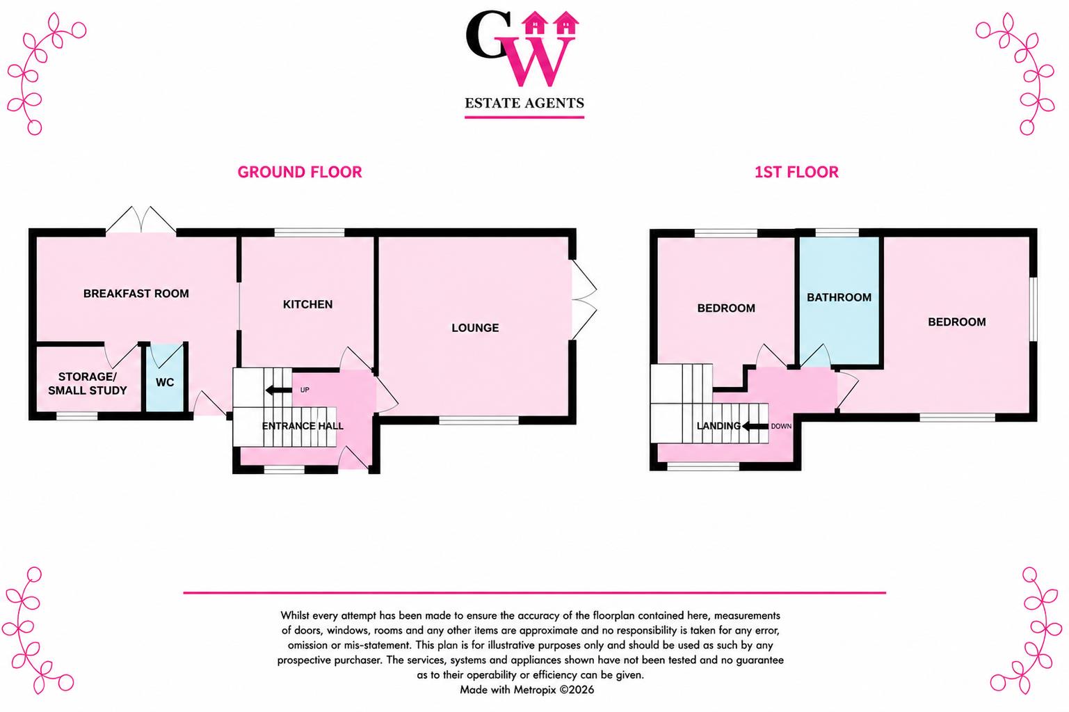 12, Holly Drive, Winsford floorplan