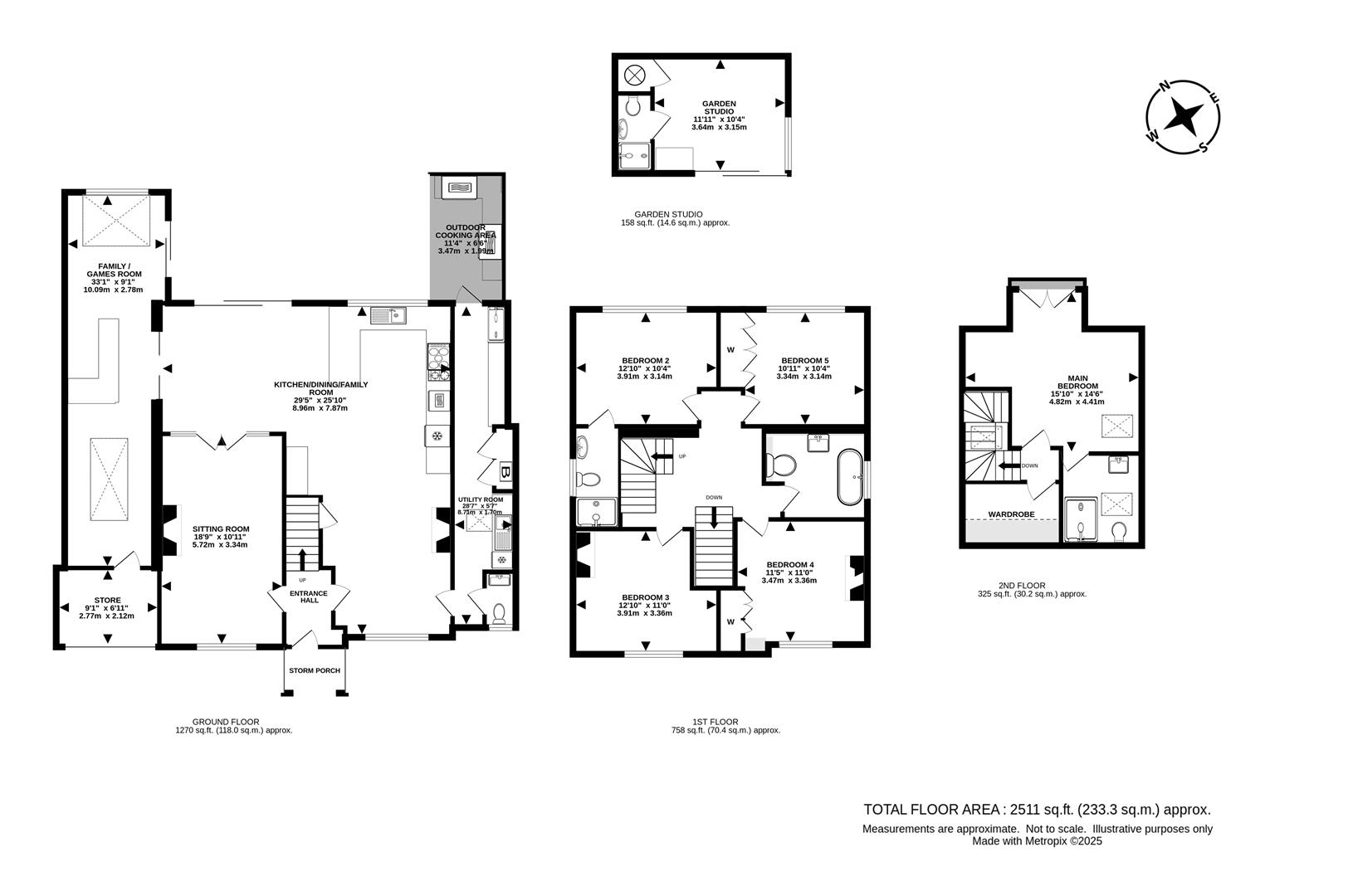 43, Green Curve, Banstead floorplan