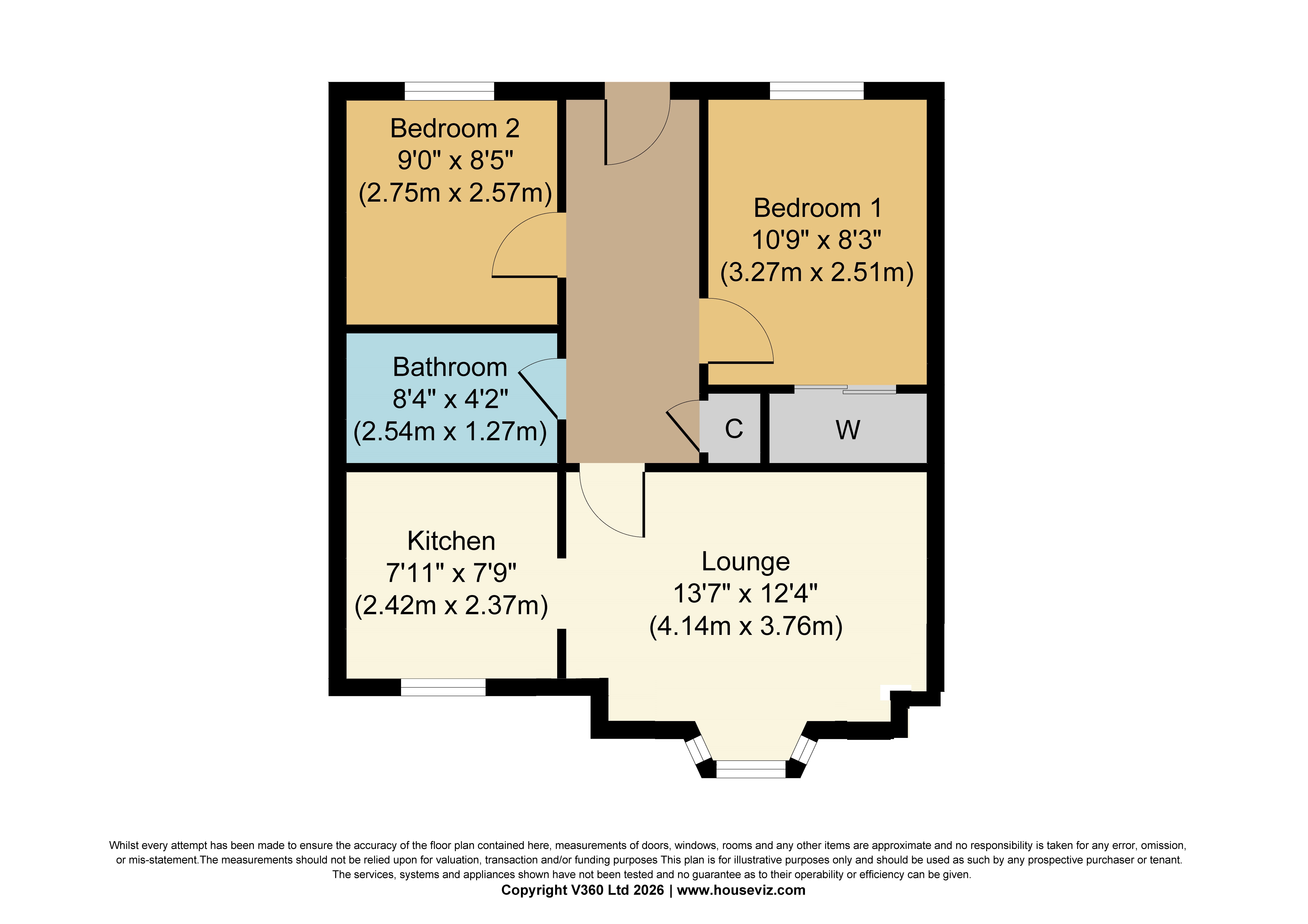 4, Mathew Court, Grangemouth floorplan