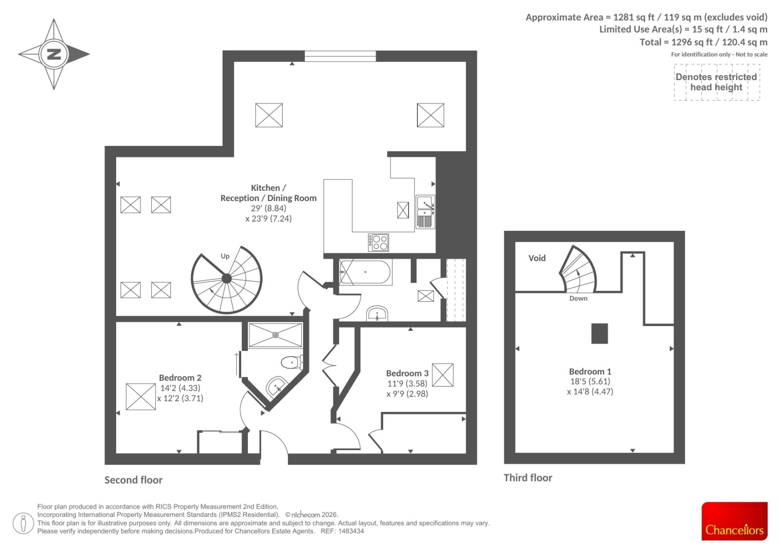 17, St. Helens Mill, Abingdon floorplan
