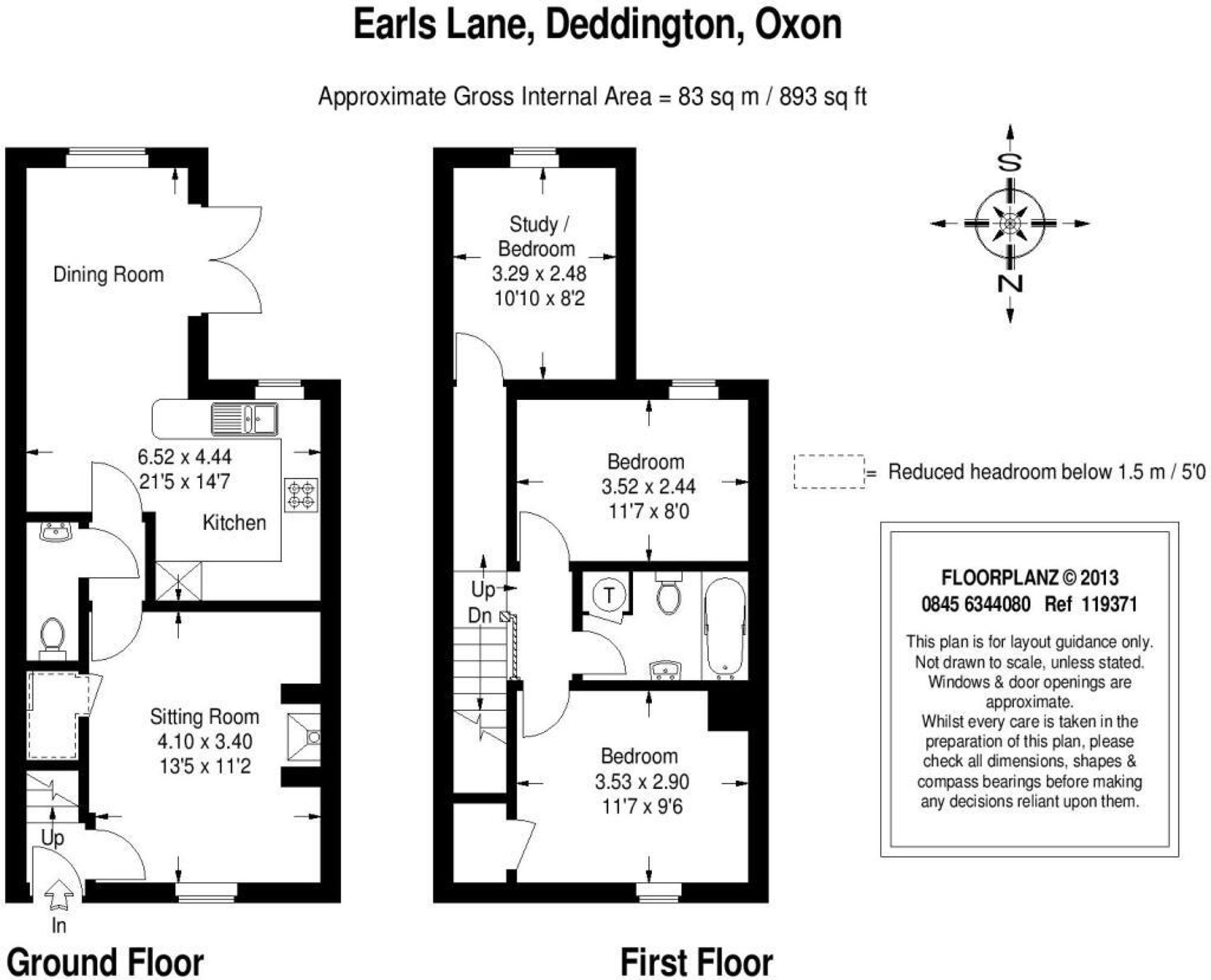 Juniper Cottage Earls Lane, Banbury floorplan
