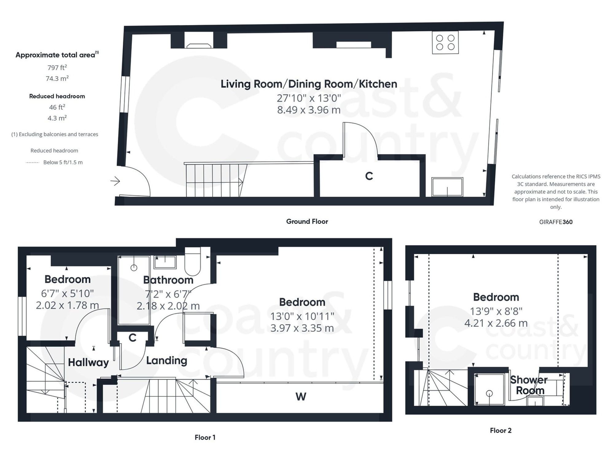 12 Horse Lane, Teignmouth floorplan