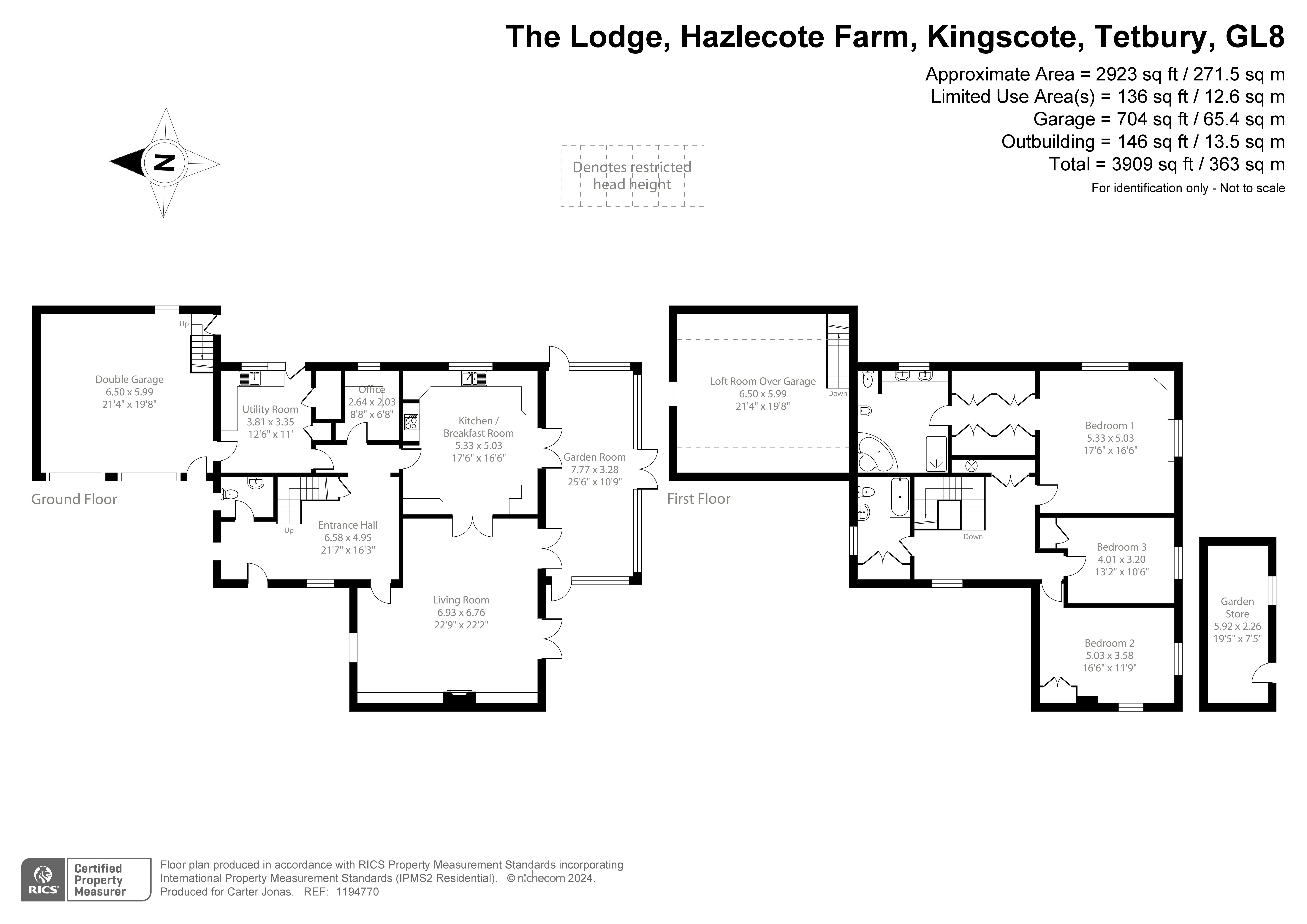 The Lodge, Hazlecote Farm,, Tetbury, Gloucestershire floorplan