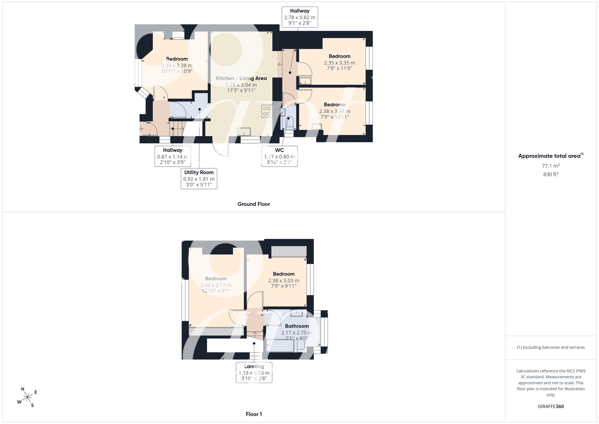 86 Bevendean Crescent, Brighton floorplan