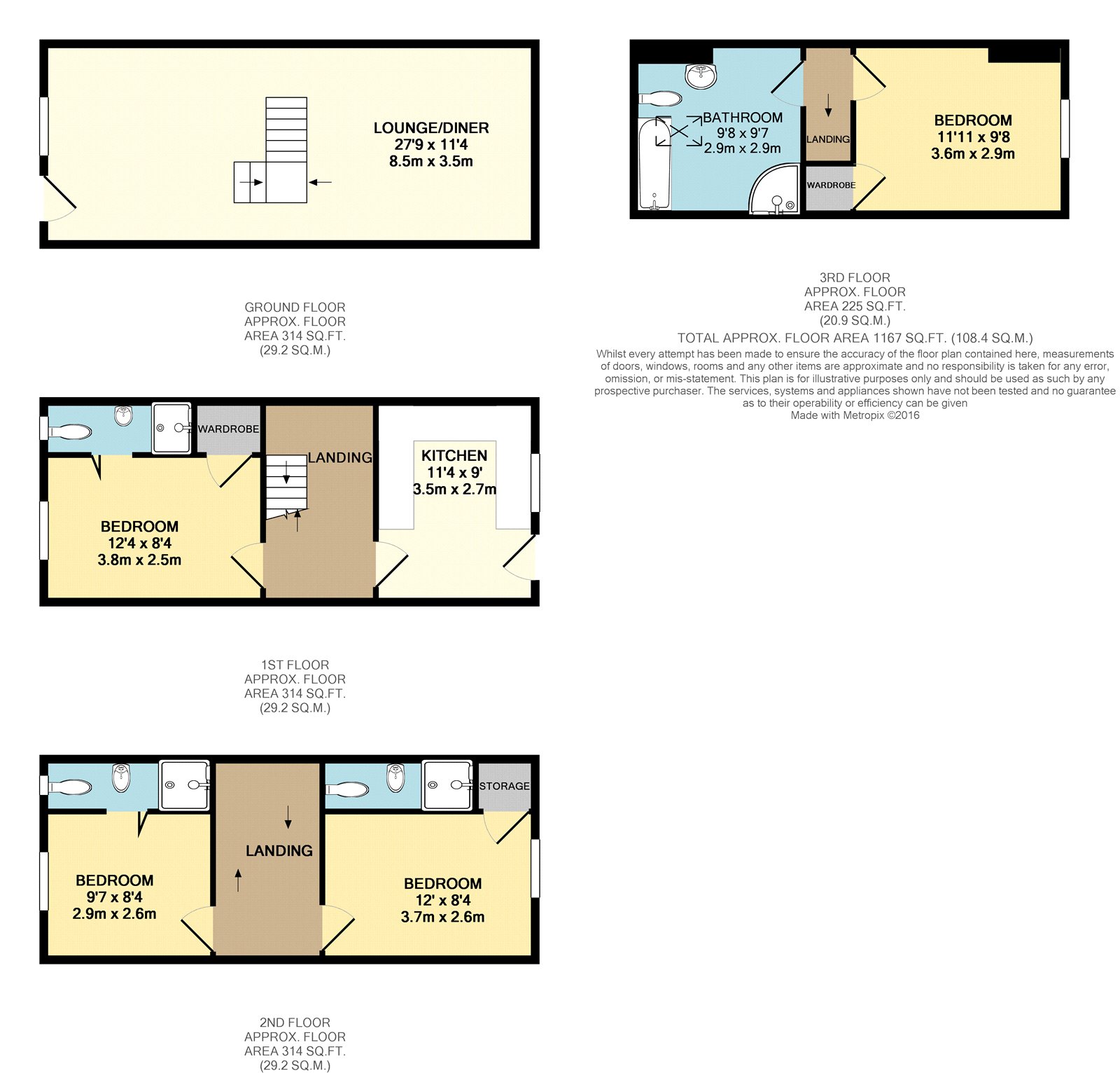 4 Bedrooms Terraced house to rent in Monk Bridge Street, Leeds, West Yorkshire LS6