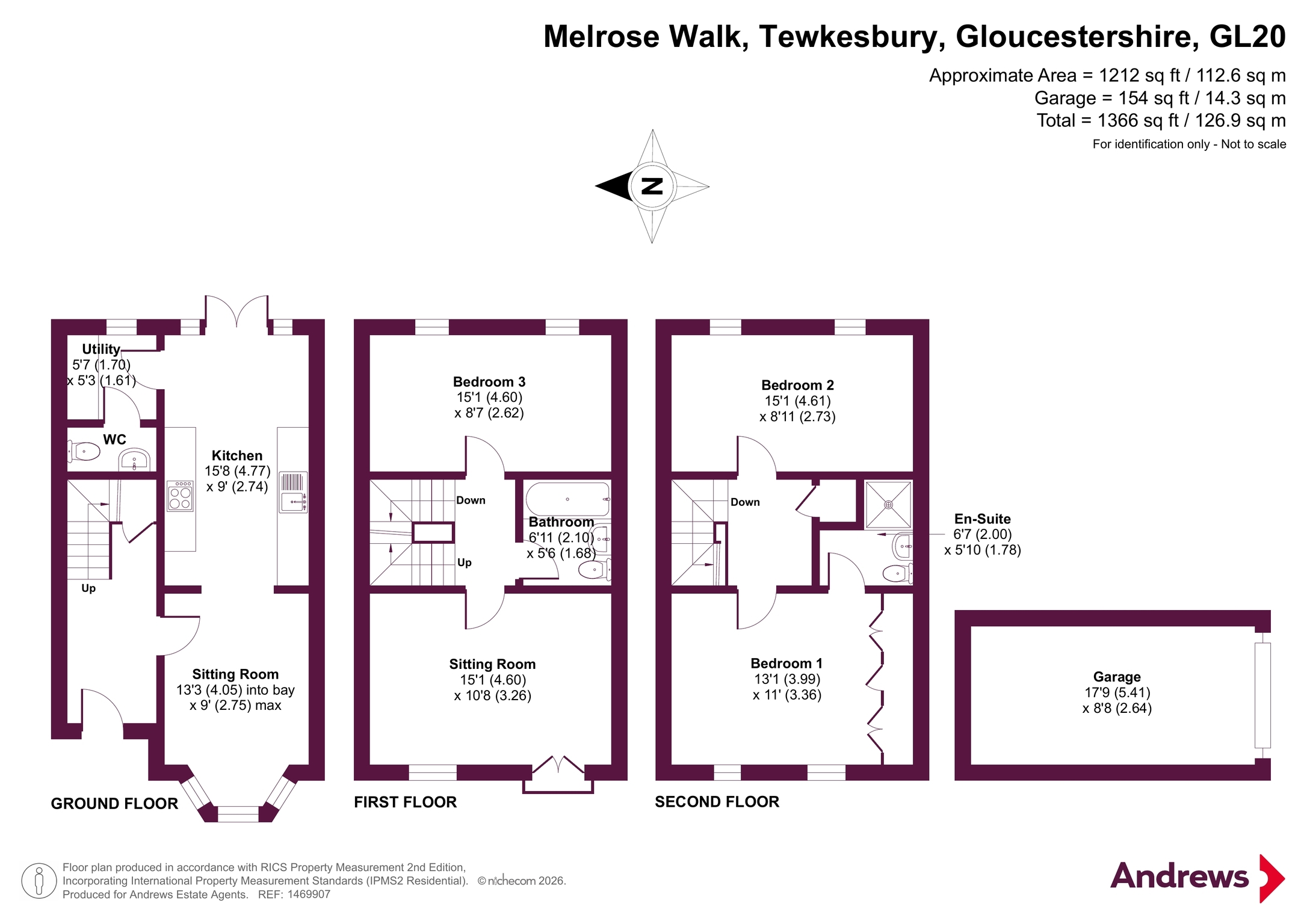 18, Melrose Walk, Gloucestershire floorplan