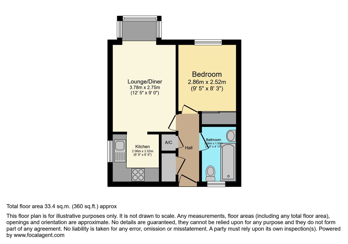 Pippin Court, Flat 12, Appletree Way, Wickford floorplan