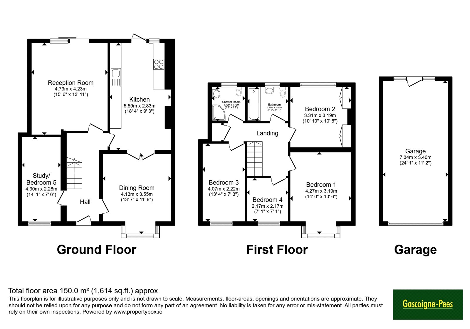 193, Longfellow Road, Worcester Park floorplan