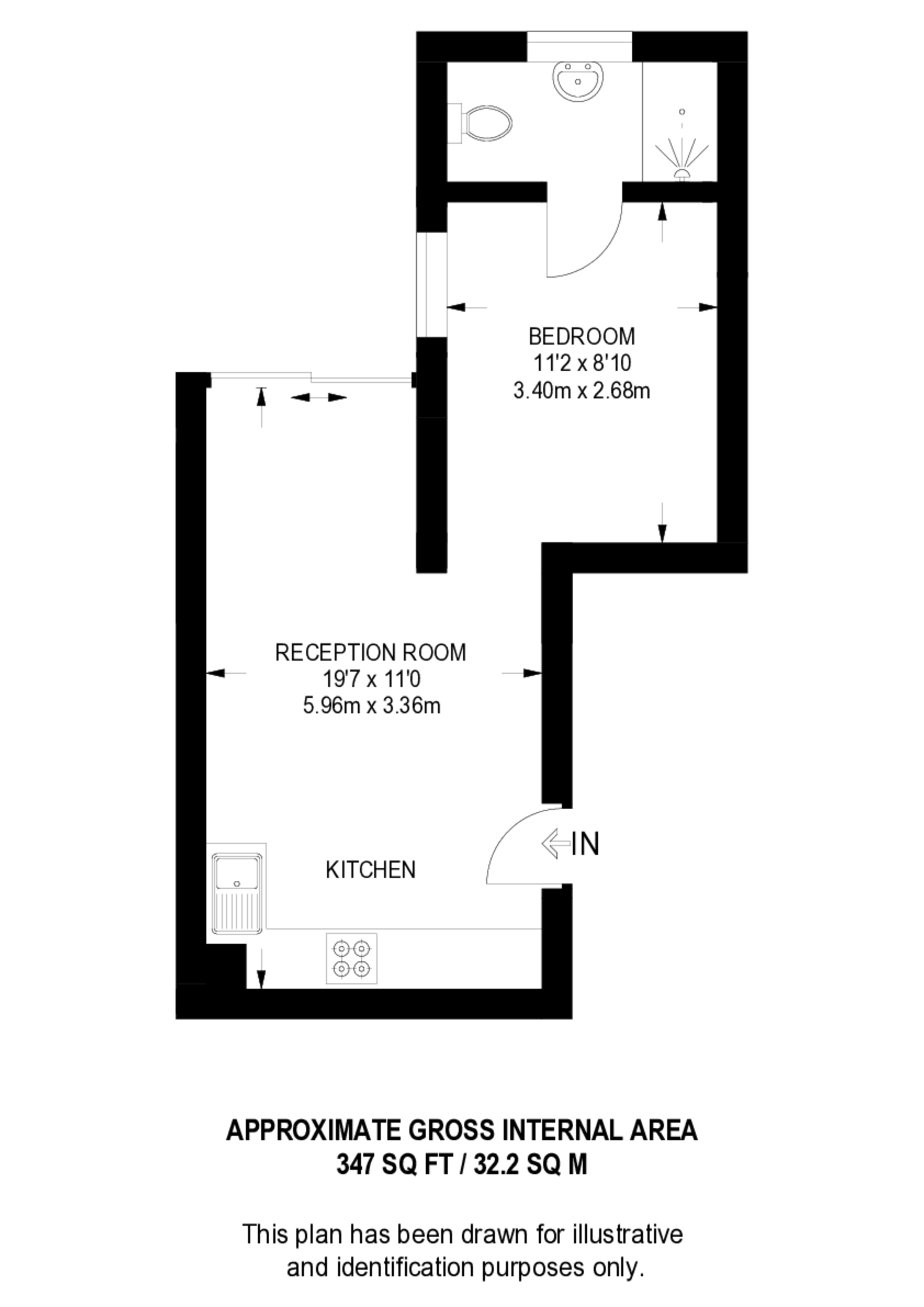 Warwick road, Earls Court floorplan