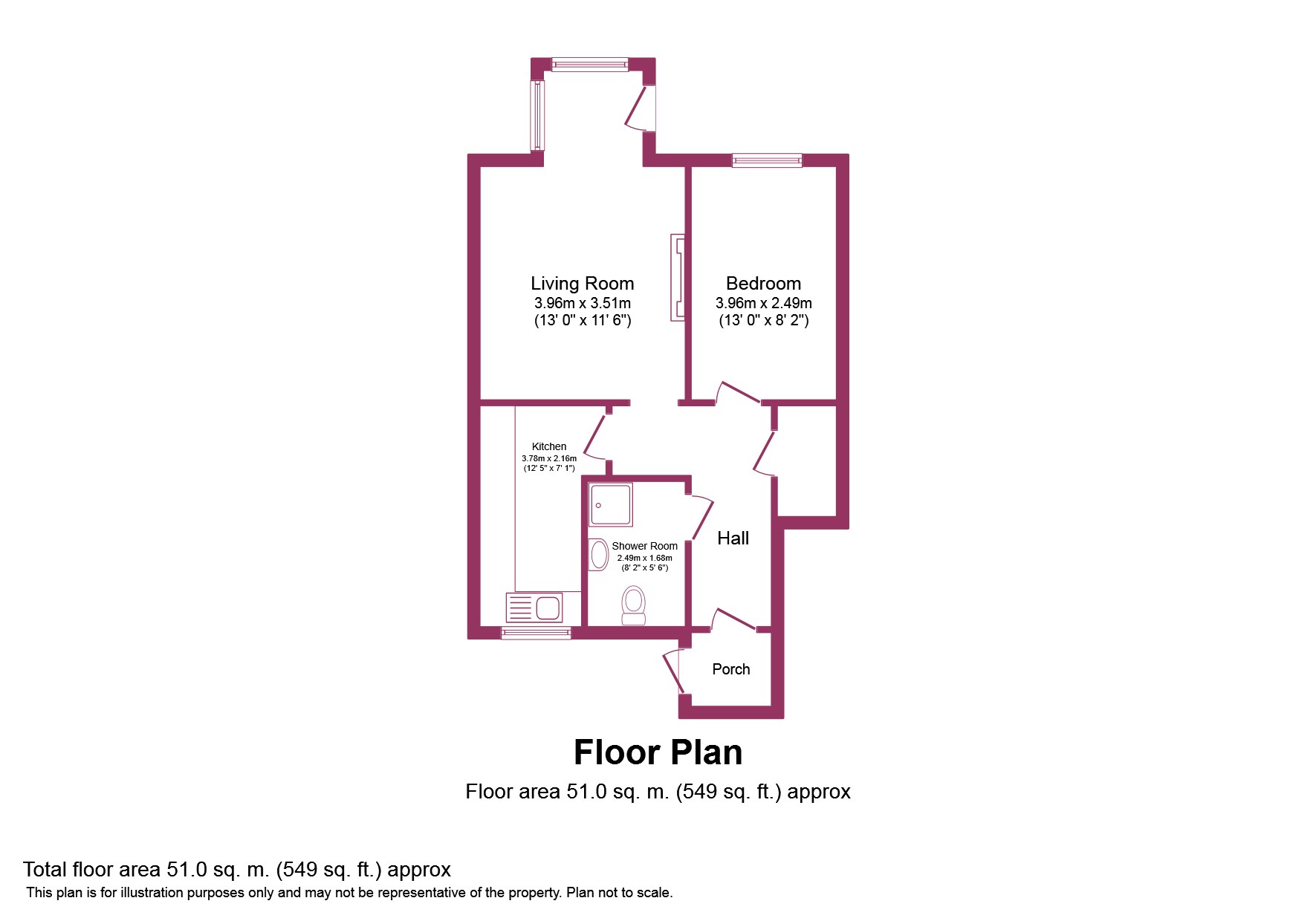 4, Planetree Walk, Brooklands floorplan