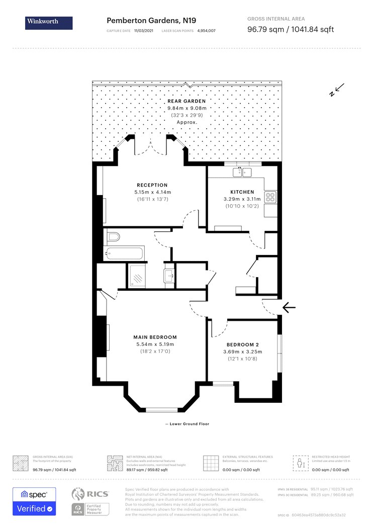 Pemberton Gardens, London N19, 2 bedroom flat for sale 58037399