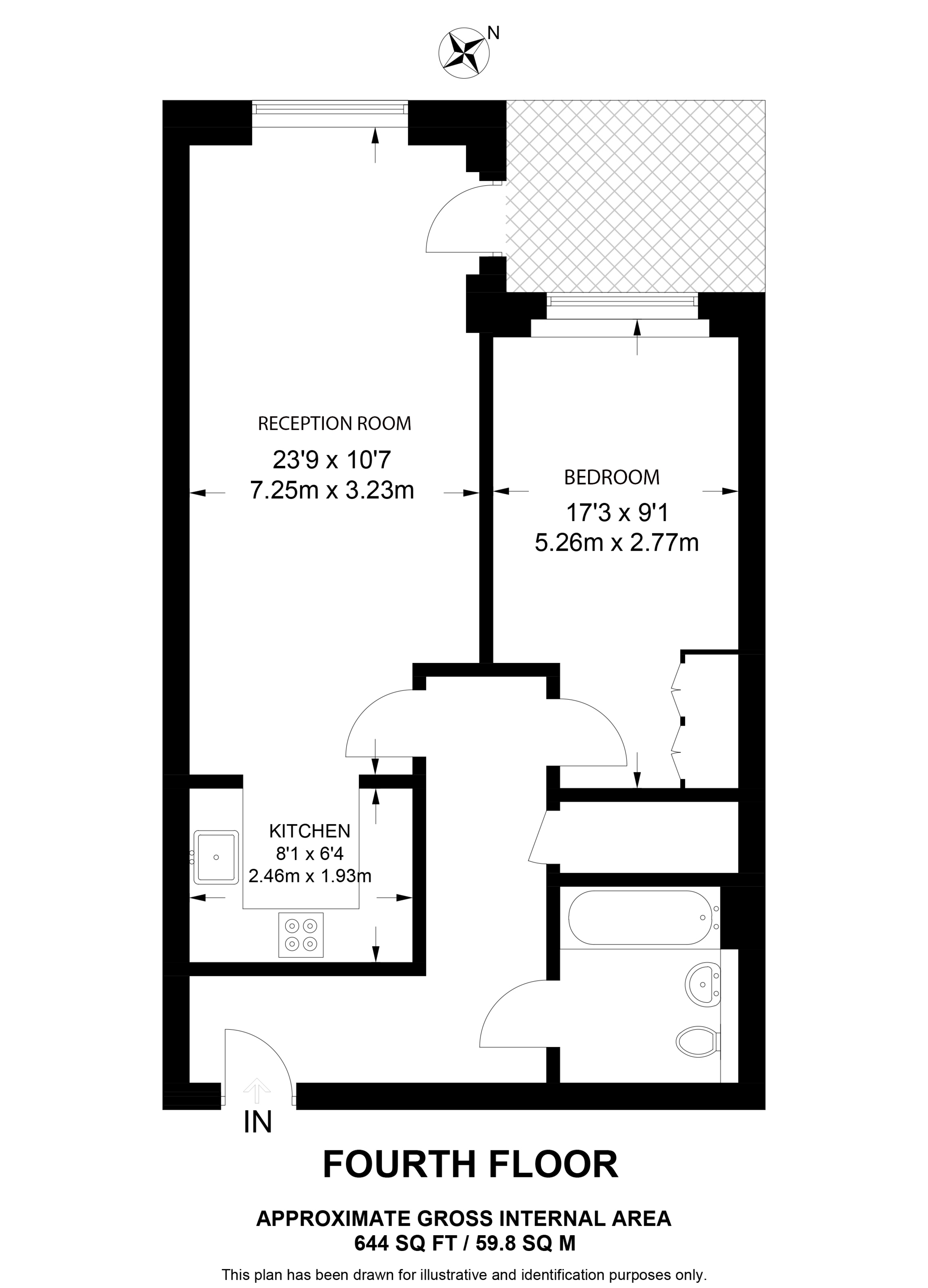 Bacon Street, London, E1, Shoreditch floorplan