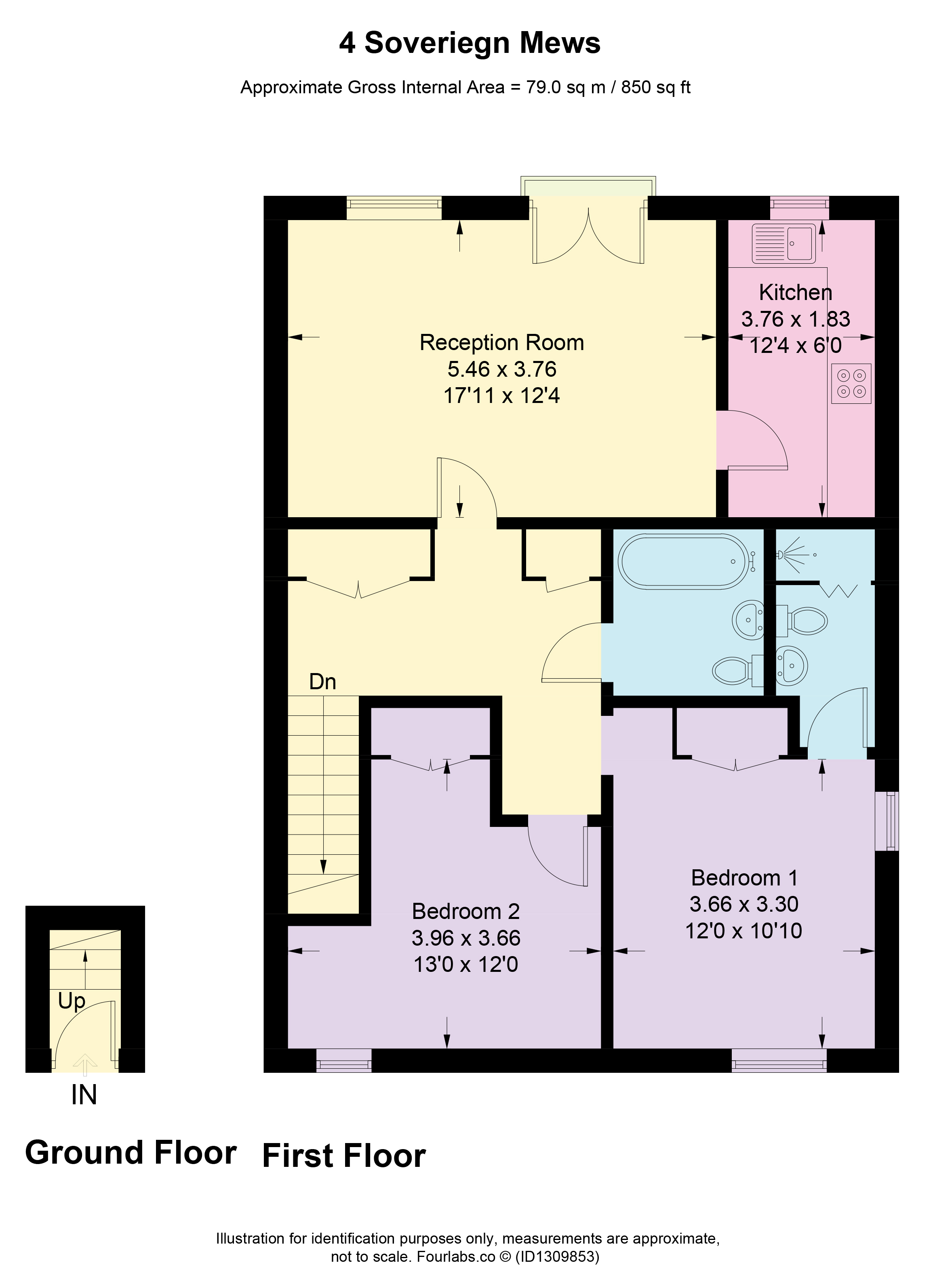 4, Sovereign Mews, Barnet floorplan