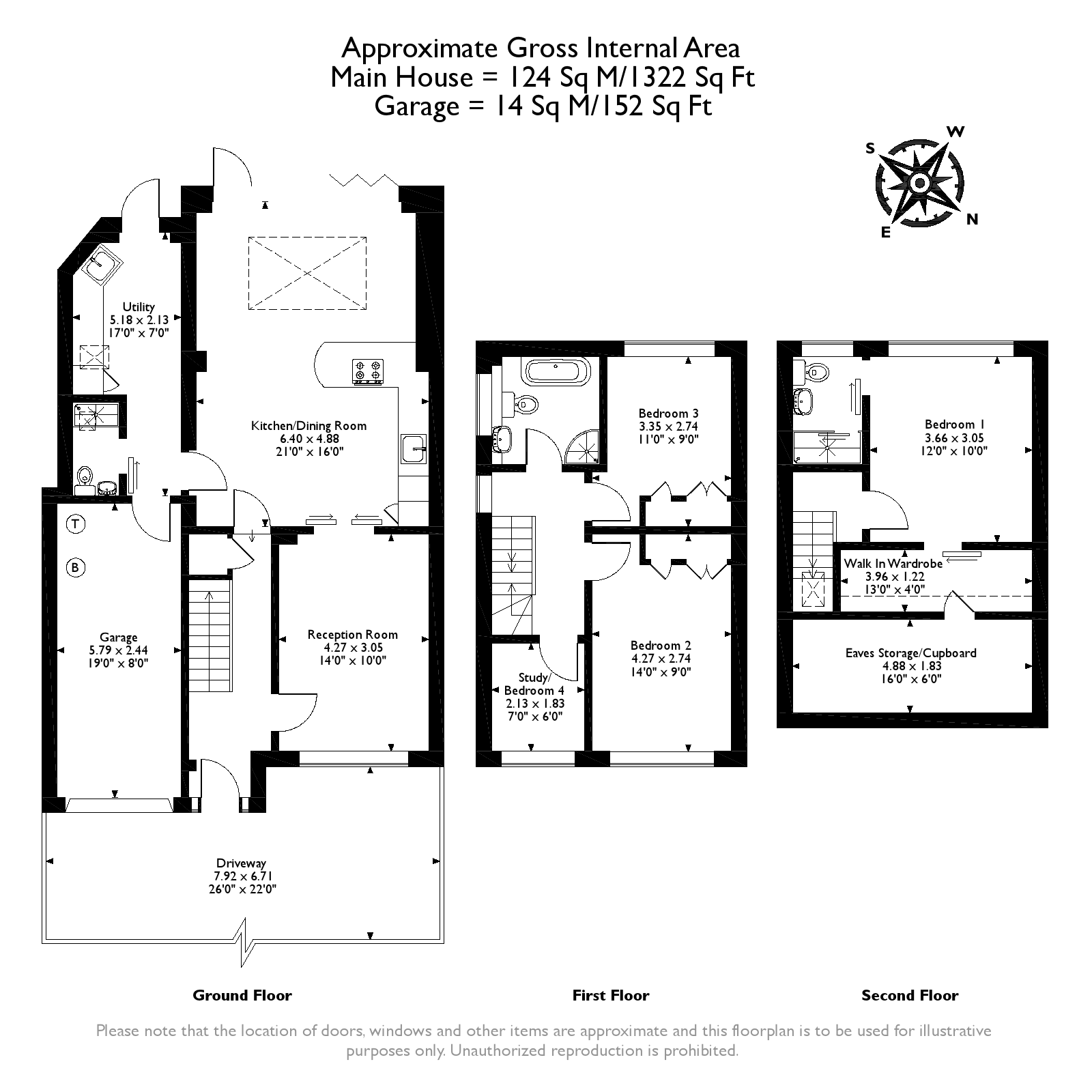 4, Woodend, Esher floorplan
