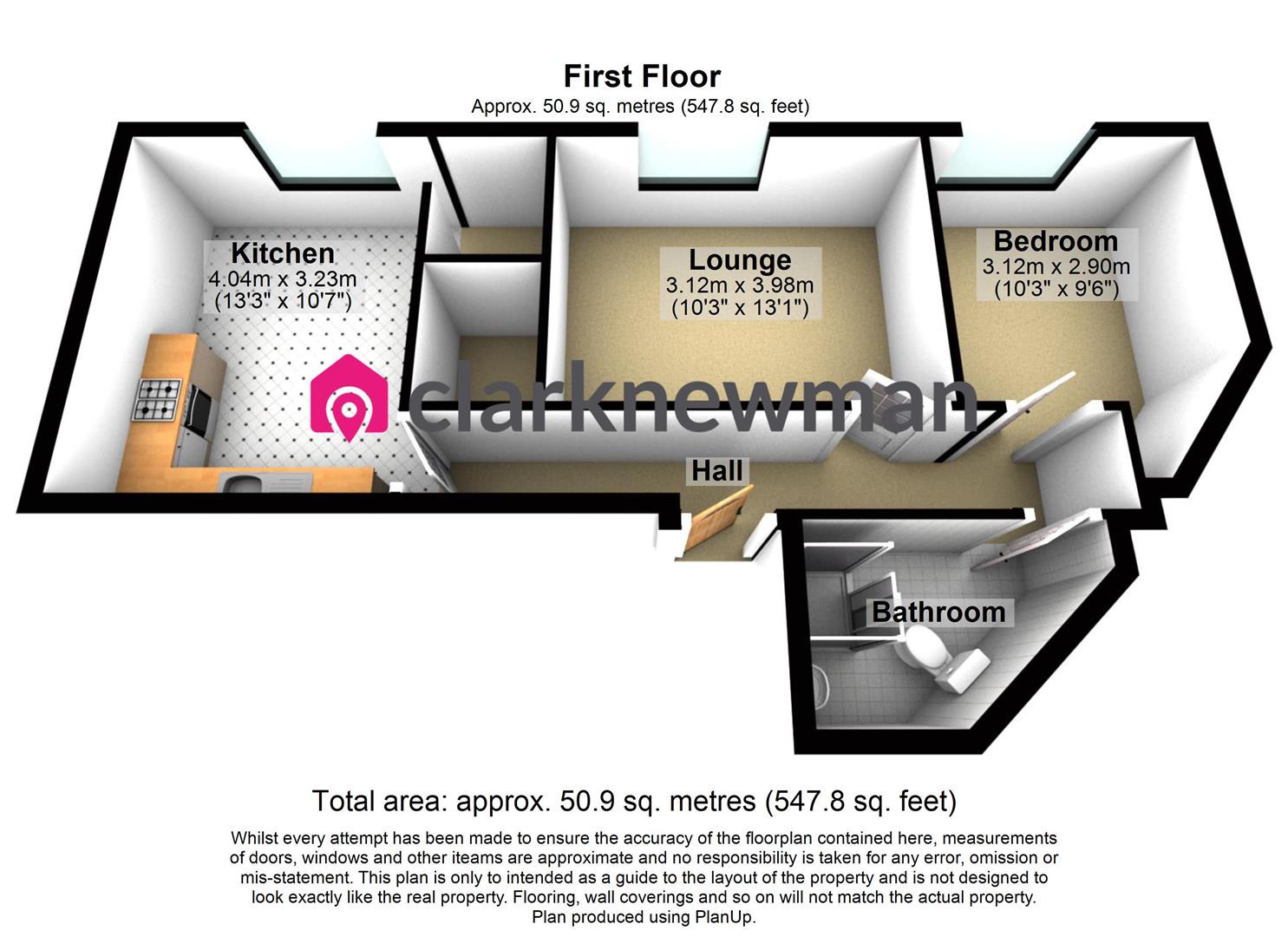 Flat 1, 2, Sandpit Lane, Braintree floorplan