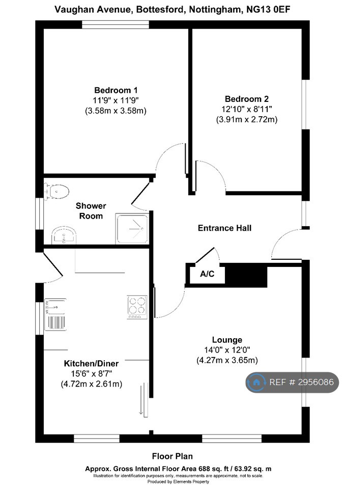 Vaughan Avenue, Bottesford, Nottingham floorplan