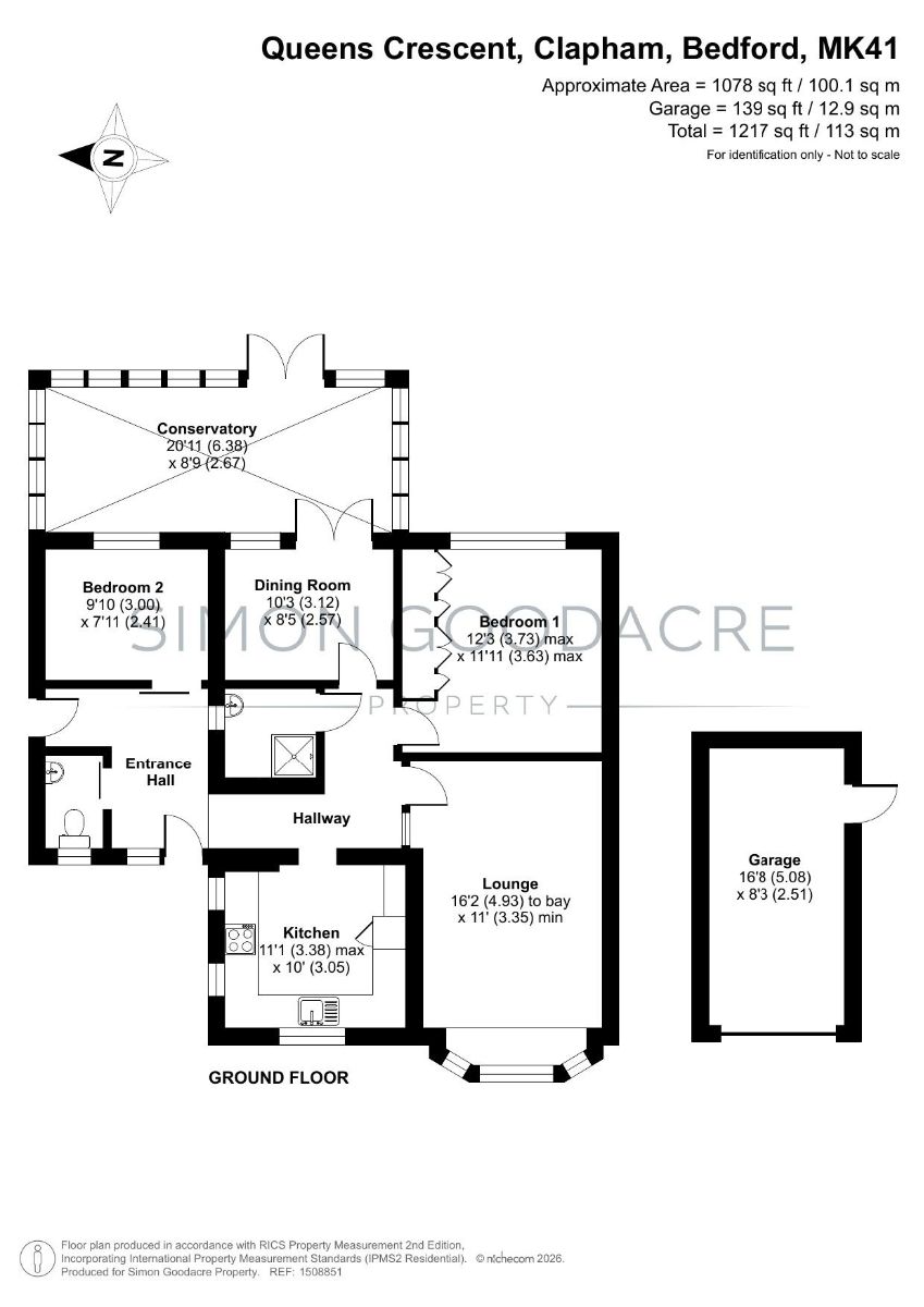 48 Queens Crescent, Bedford floorplan